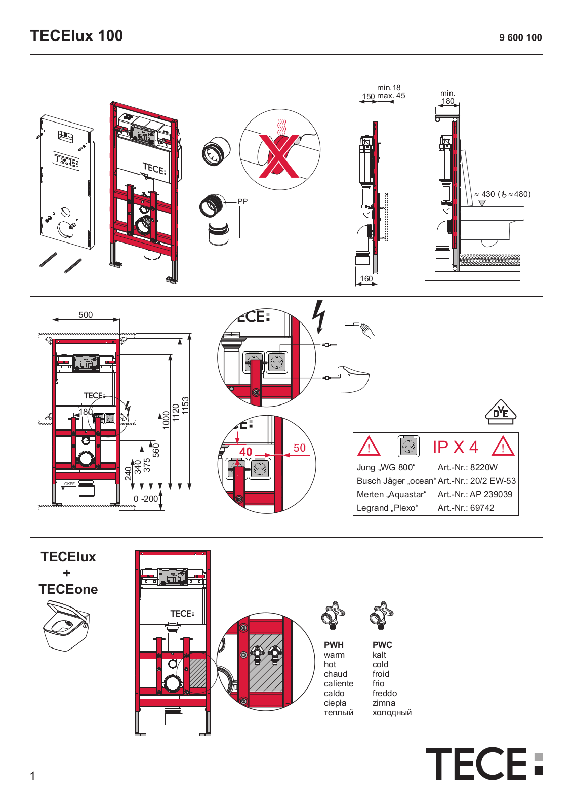 TECE 9 600 100 User guide