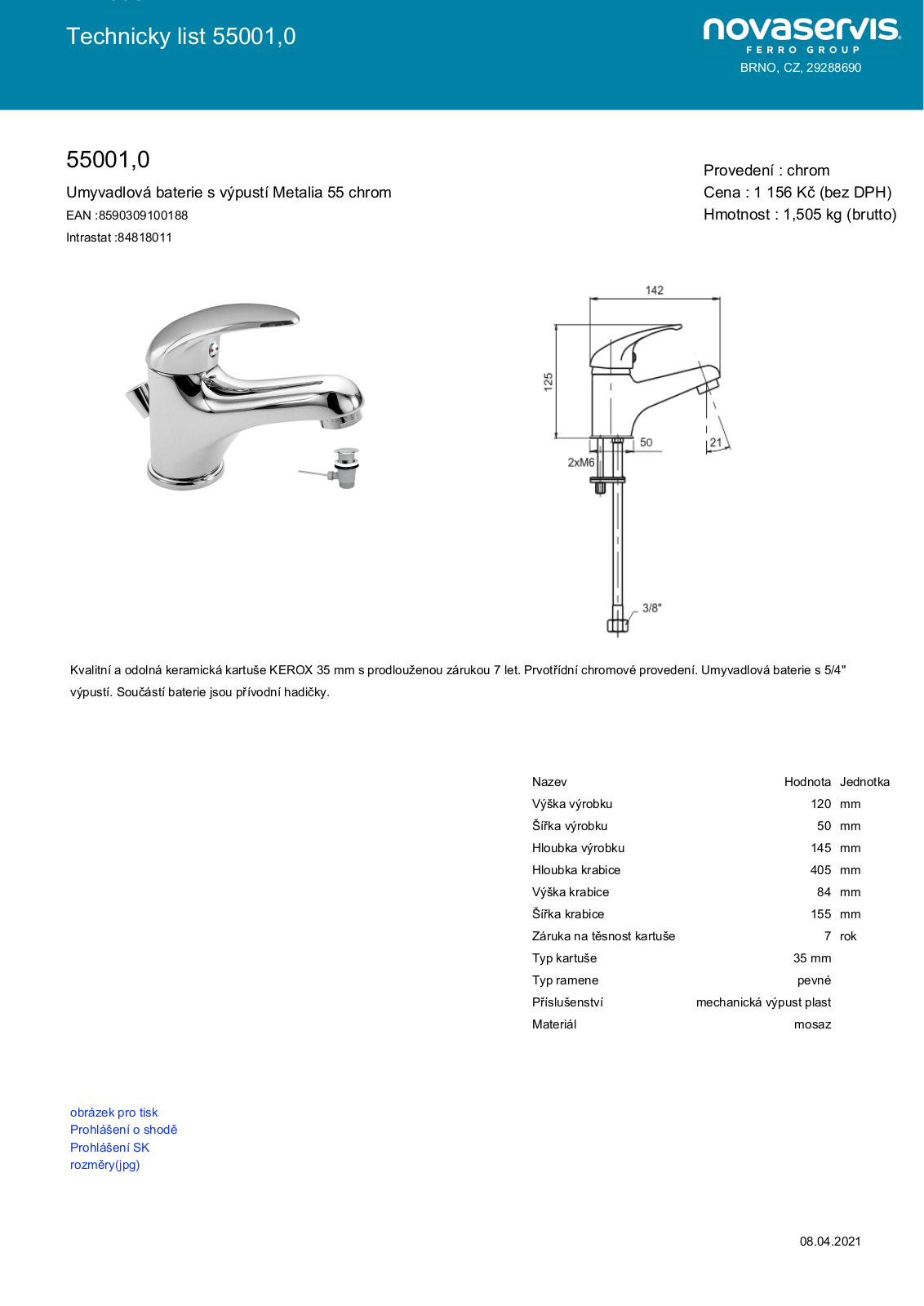 Novaservis 55001.0 User guide - ManualMachine.com