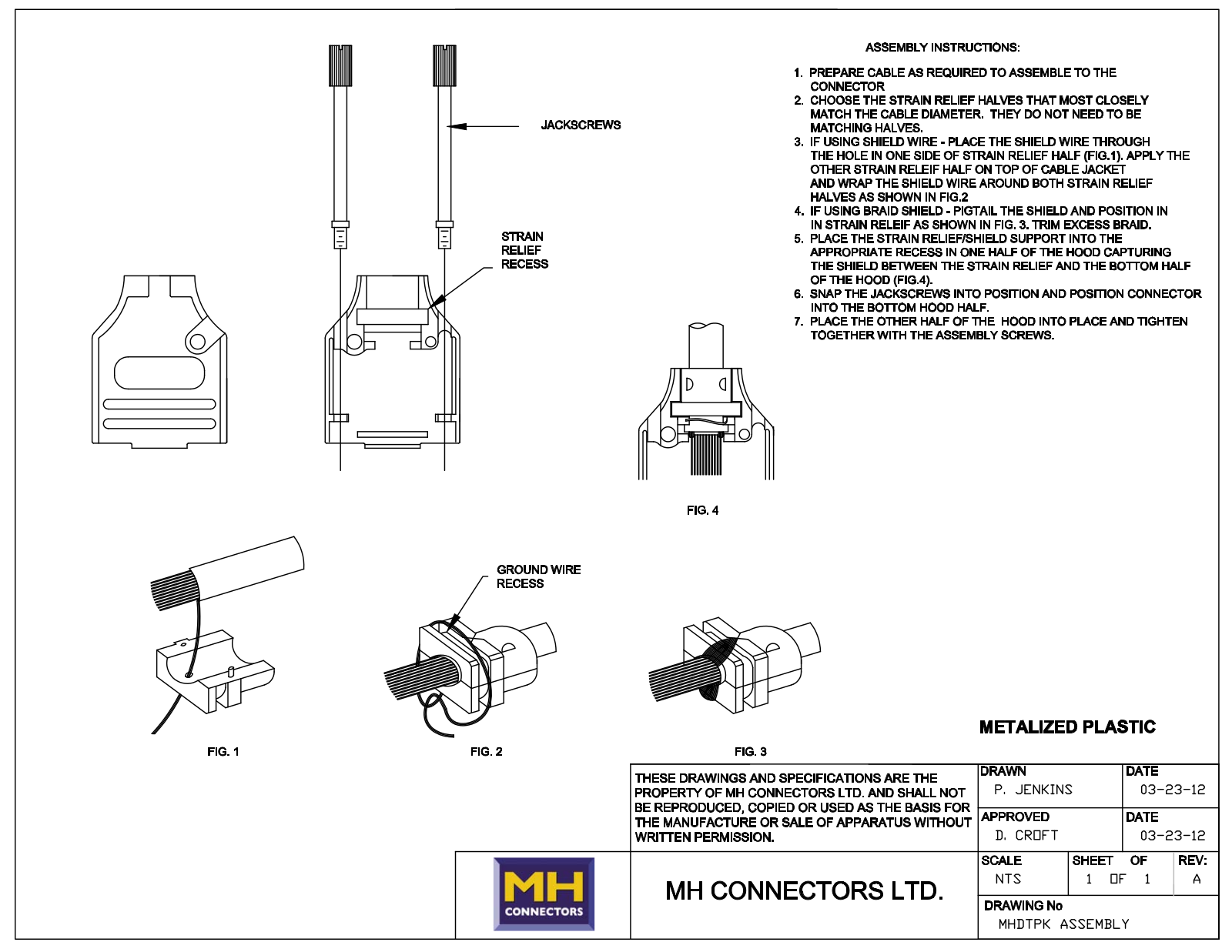 MH Connectors MHDTPK Assembly