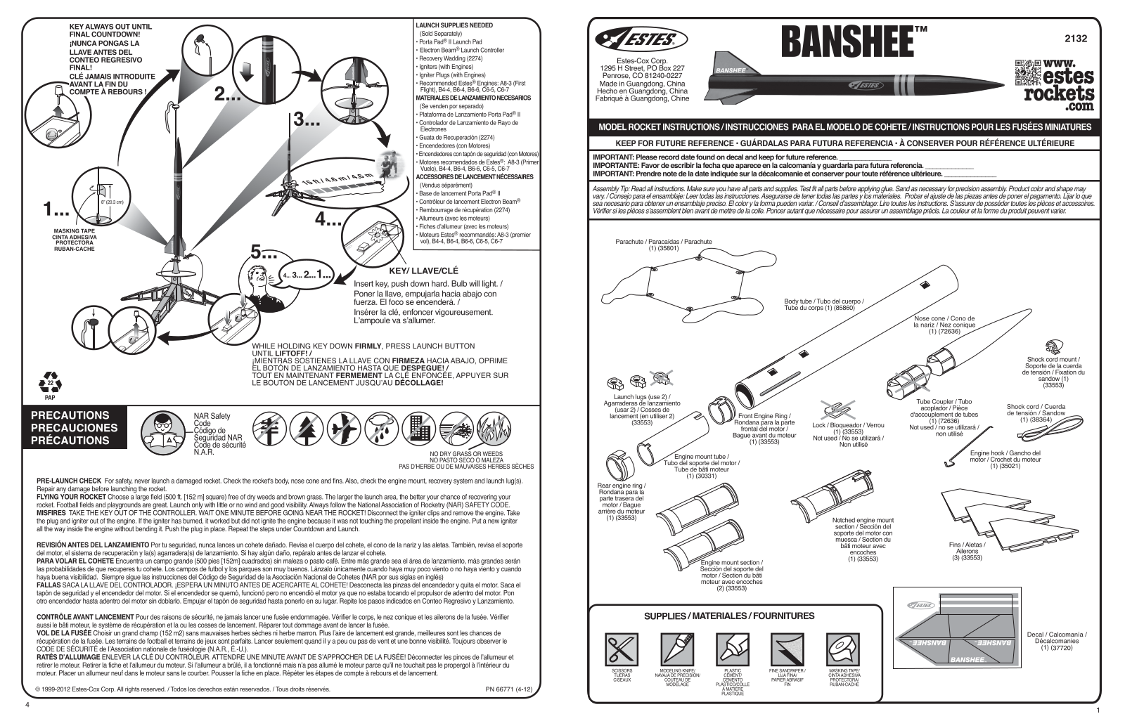 ESTES Banshee User Manual