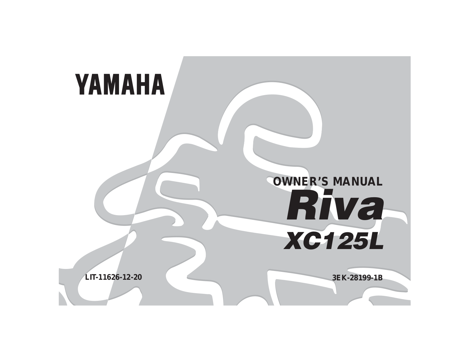 Yamaha RIVA 125 User Manual