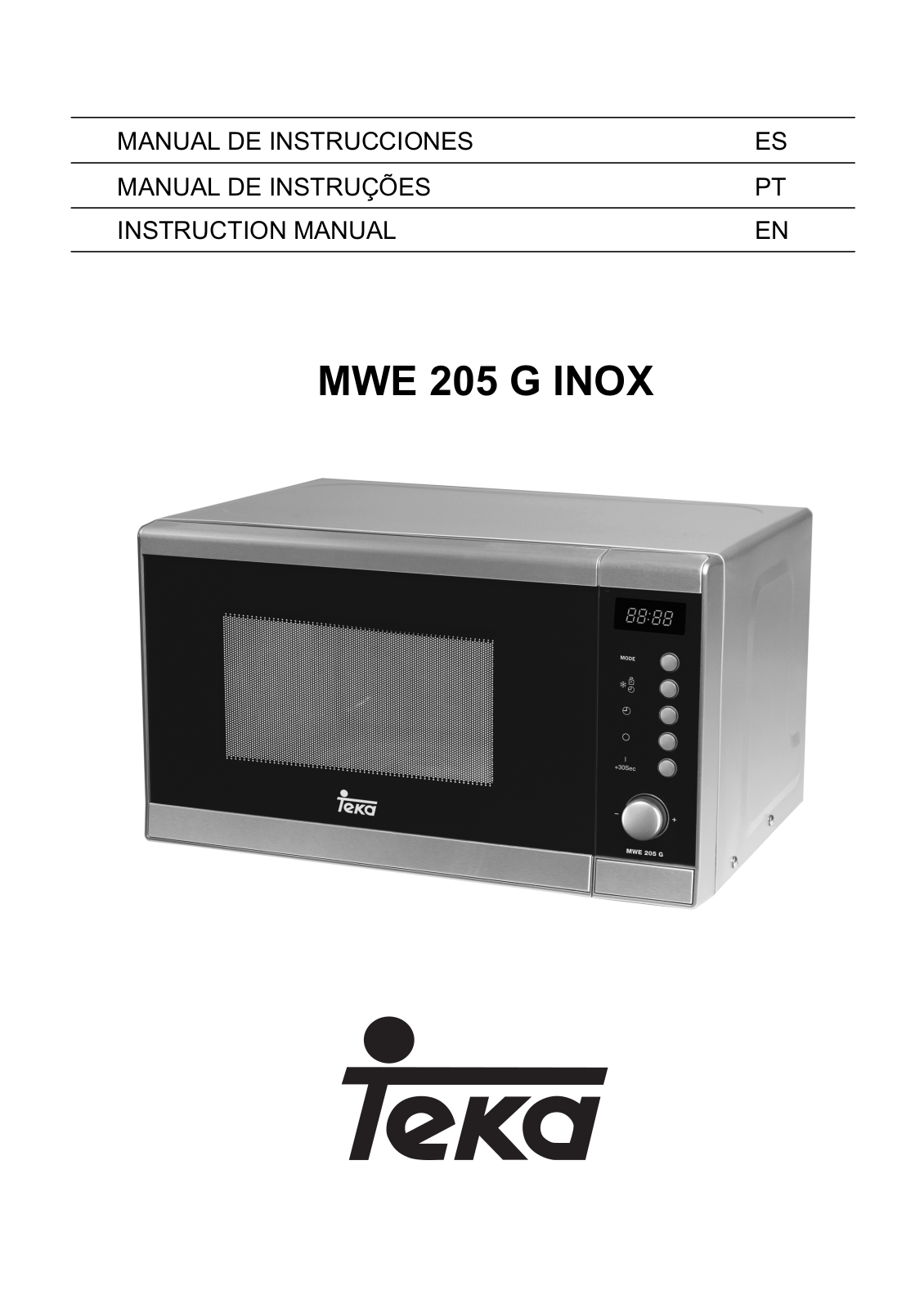 Teka MWE 205 G User Manual