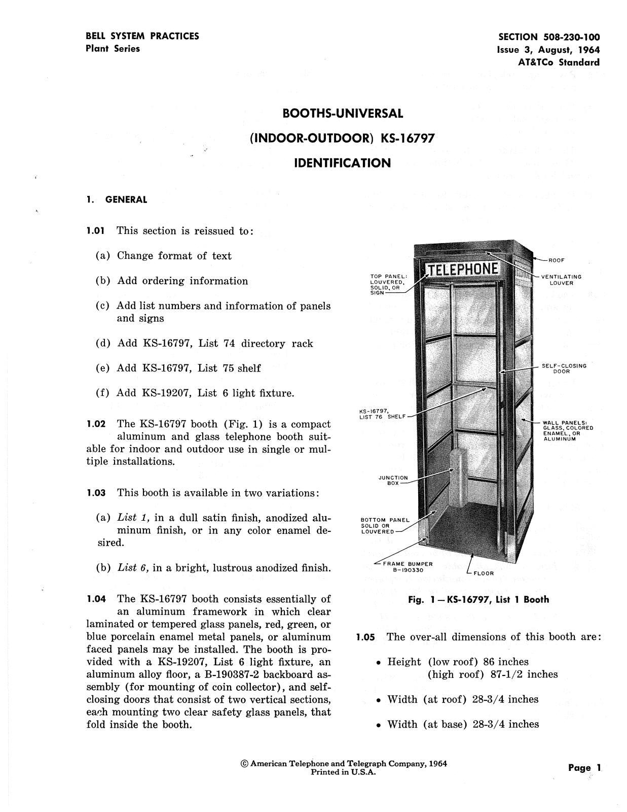 Bell 508-230-100 Service Manual