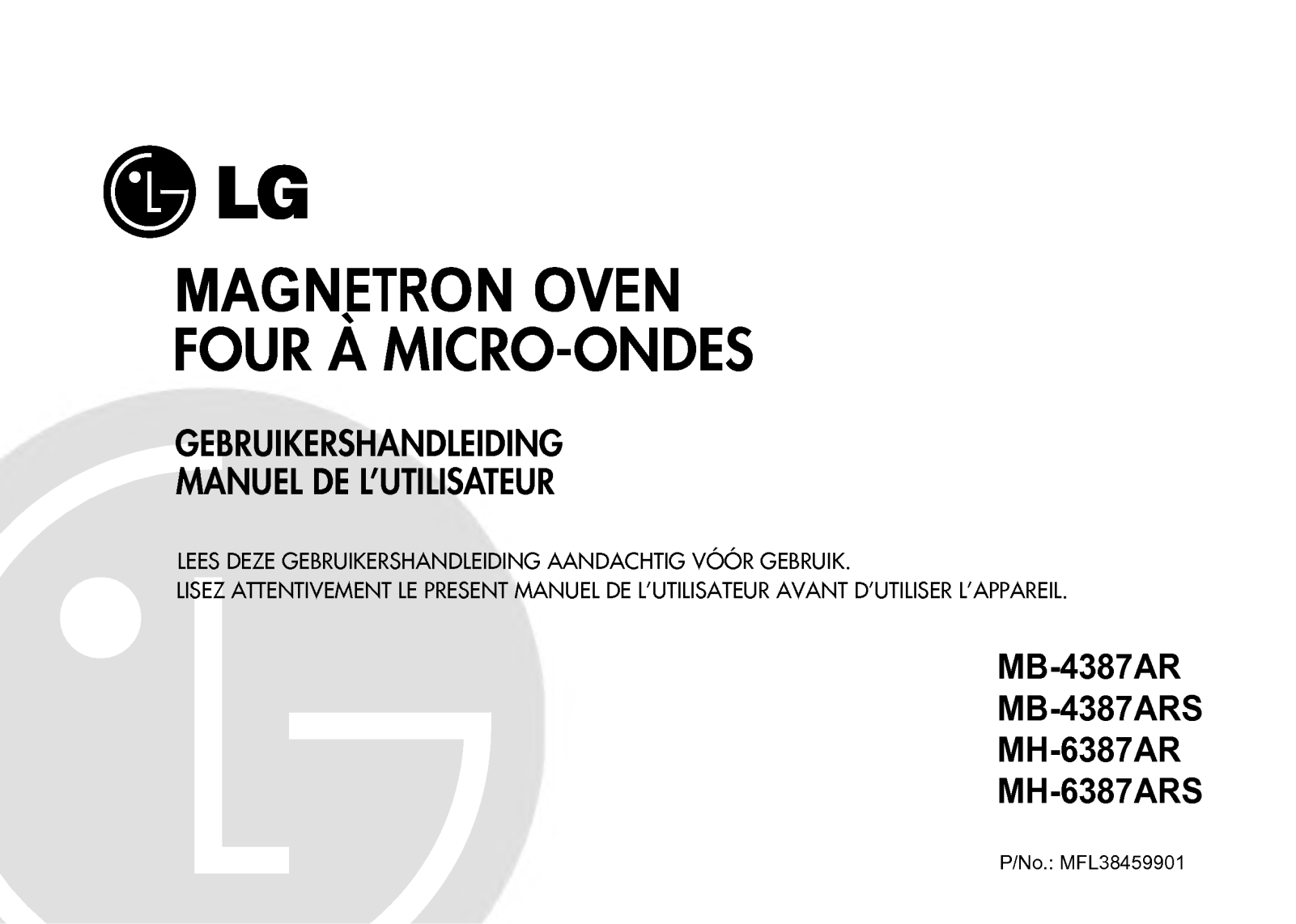 LG MB-4387ARS User Manual