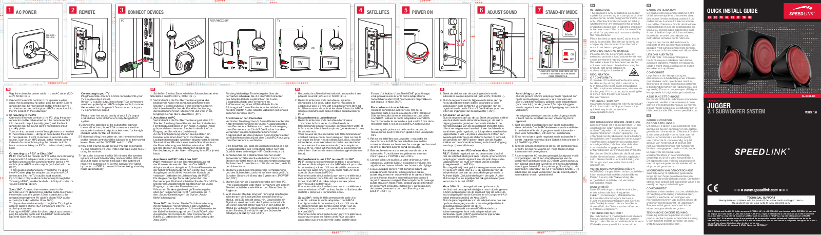 SPEEDLINK SL-8321-BK User Manual