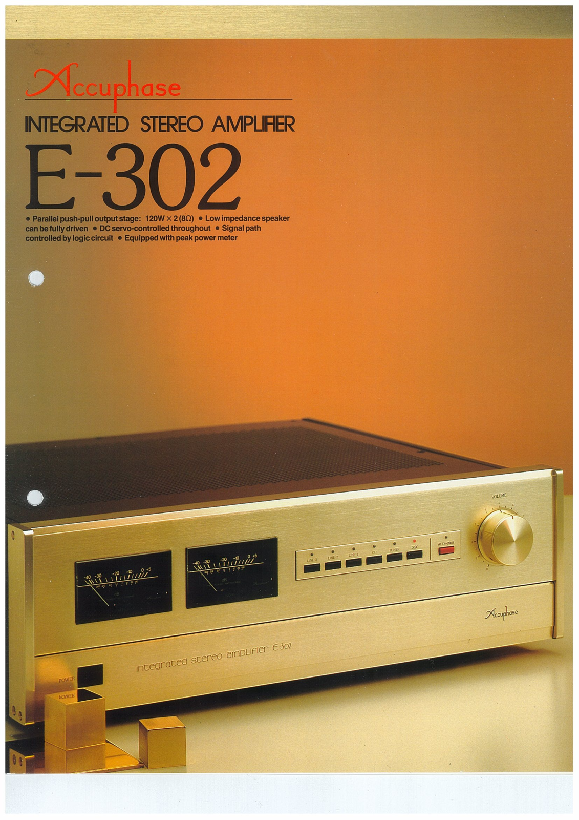 Accuphase E-302 Brochure