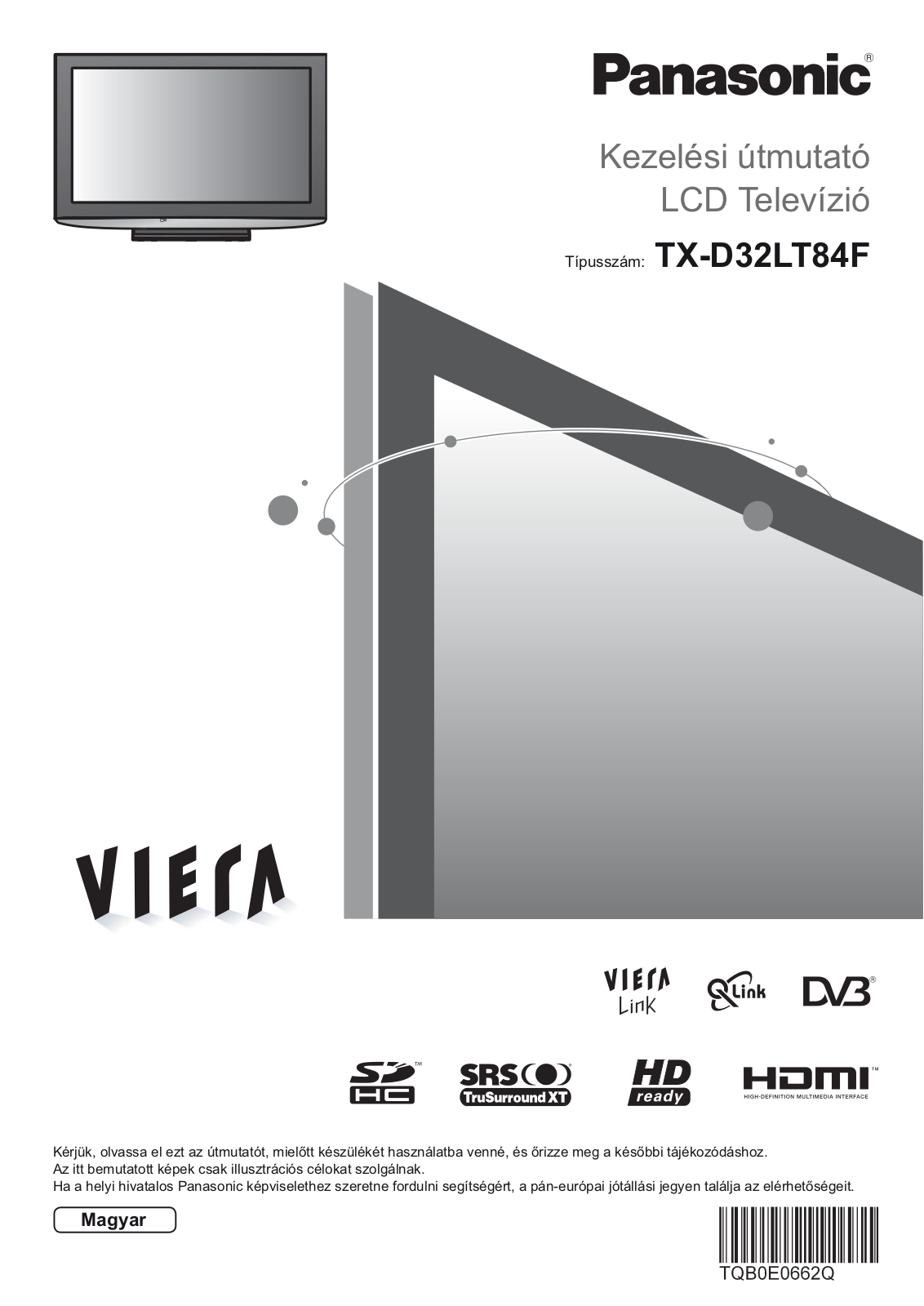 PANASONIC TX-D32LT84F User Manual