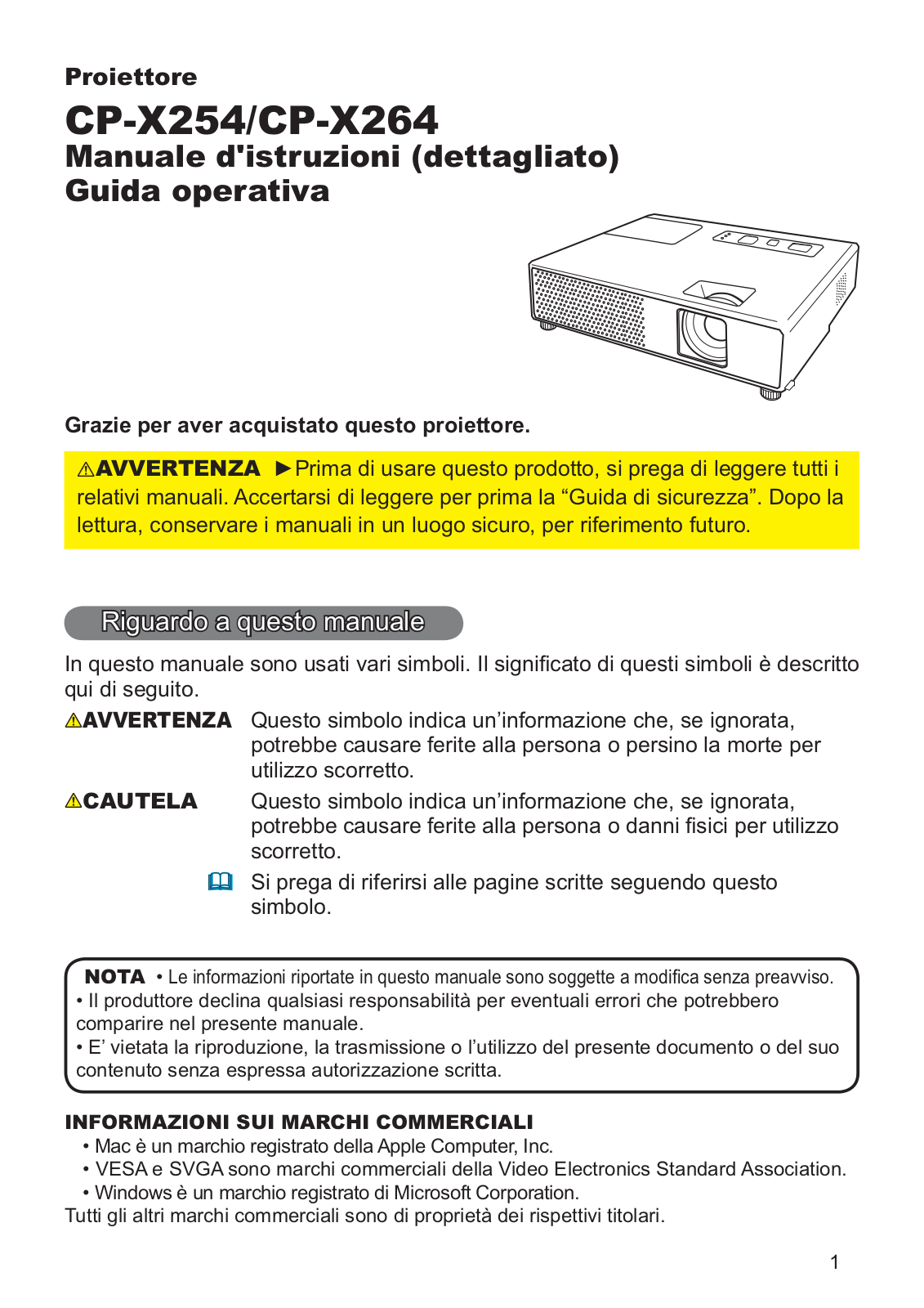 Hitachi CP-X264WF User Manual