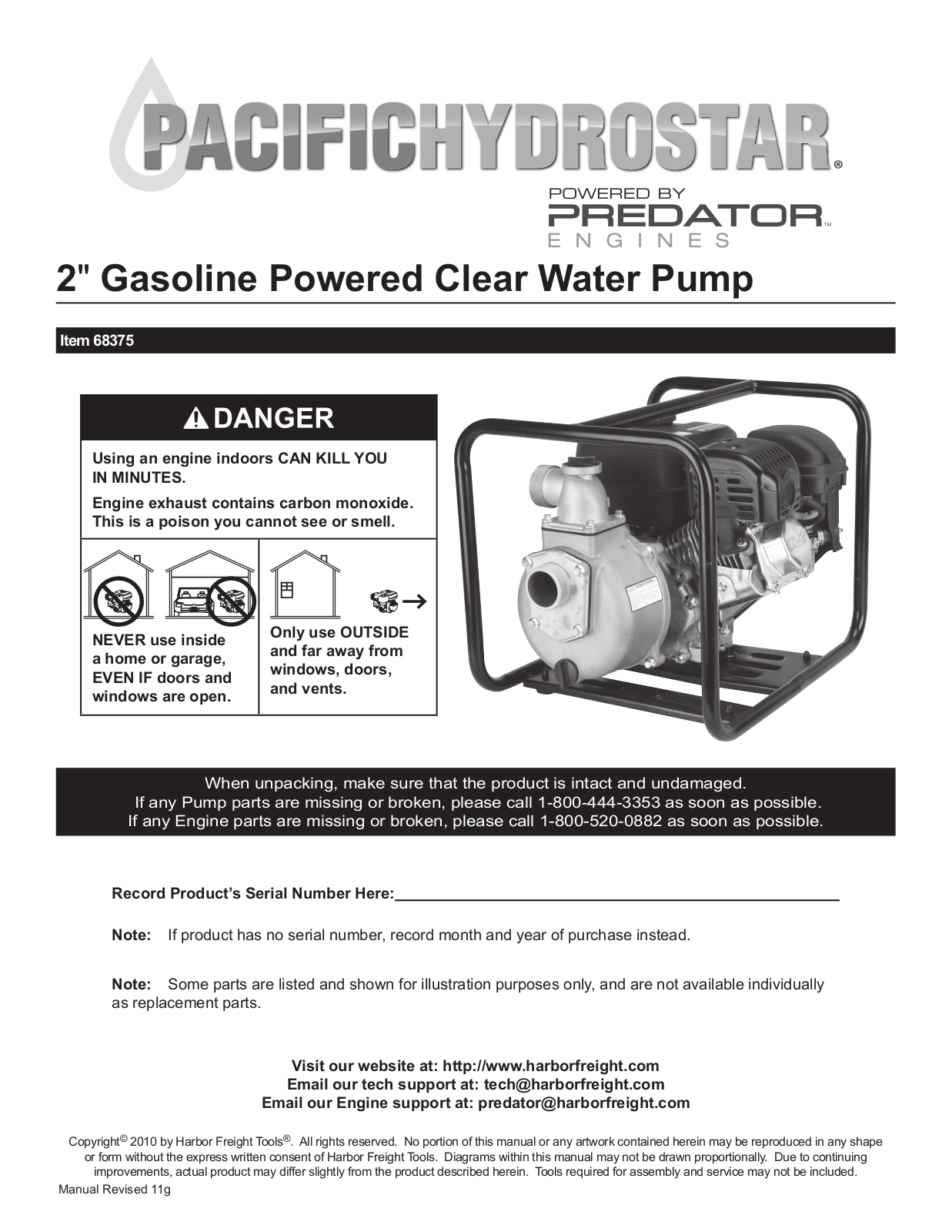 Harbor Freight Tools 68375 User Manual - ManualMachine.com