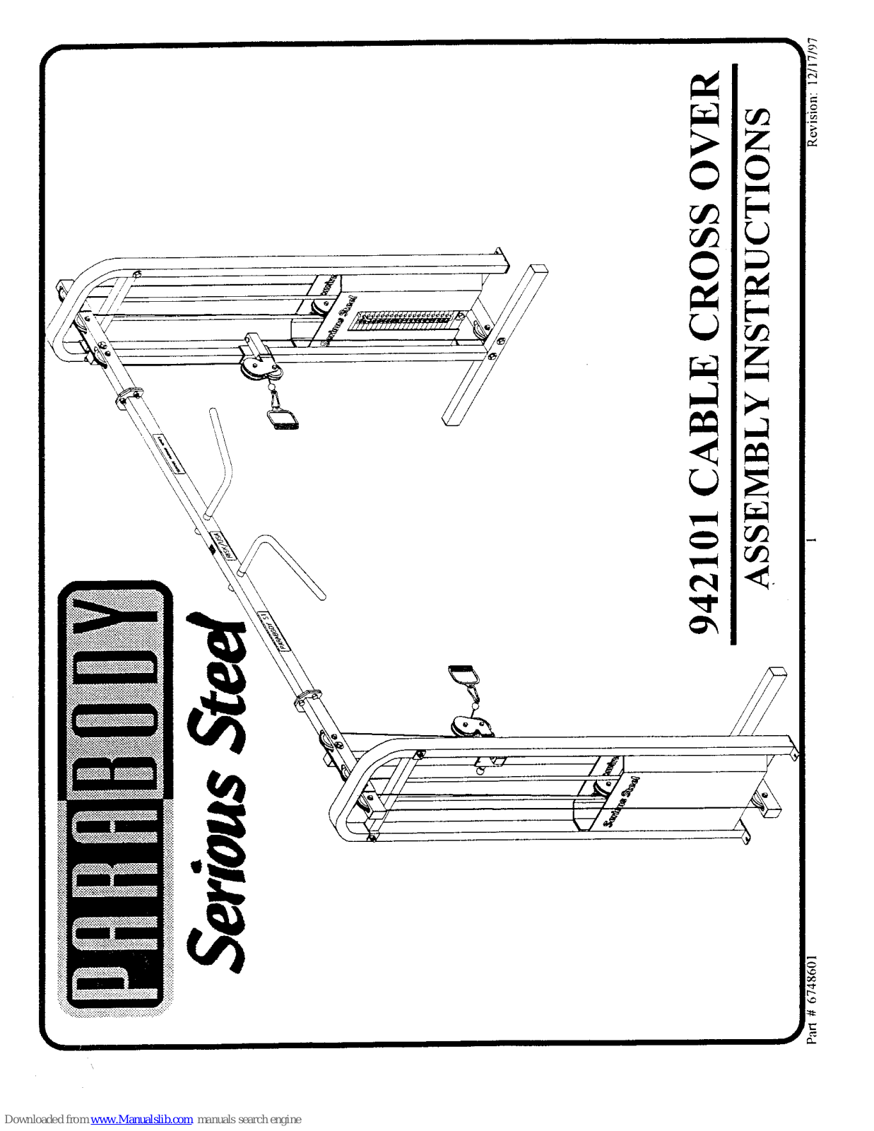 ParaBody 942101, Serious Steel 942101 Assembly  Manual