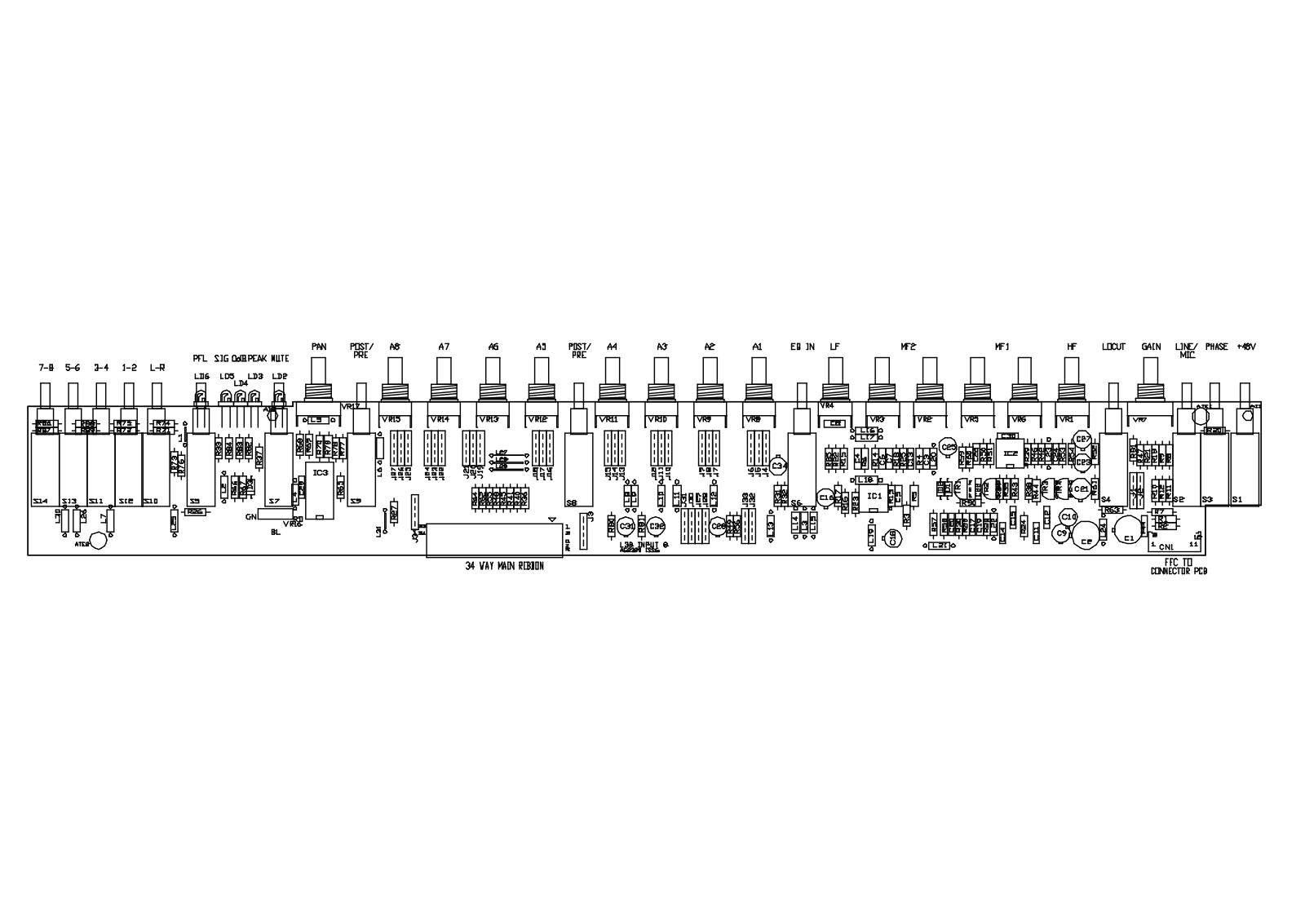 Allen And Heath gl3000 schematic