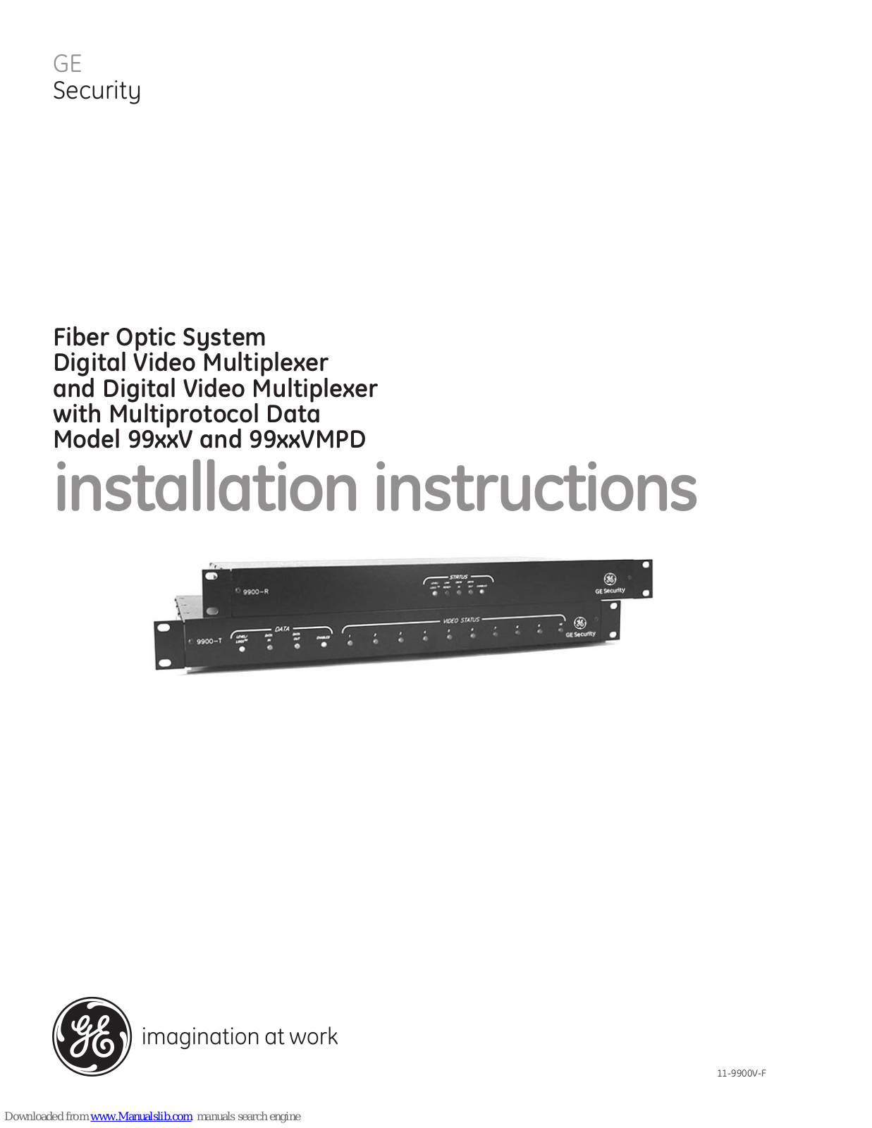 GE 99V, 99VMPD, 9900V-T, 9900VMPD-T, 9900V-R Installation Instructions Manual