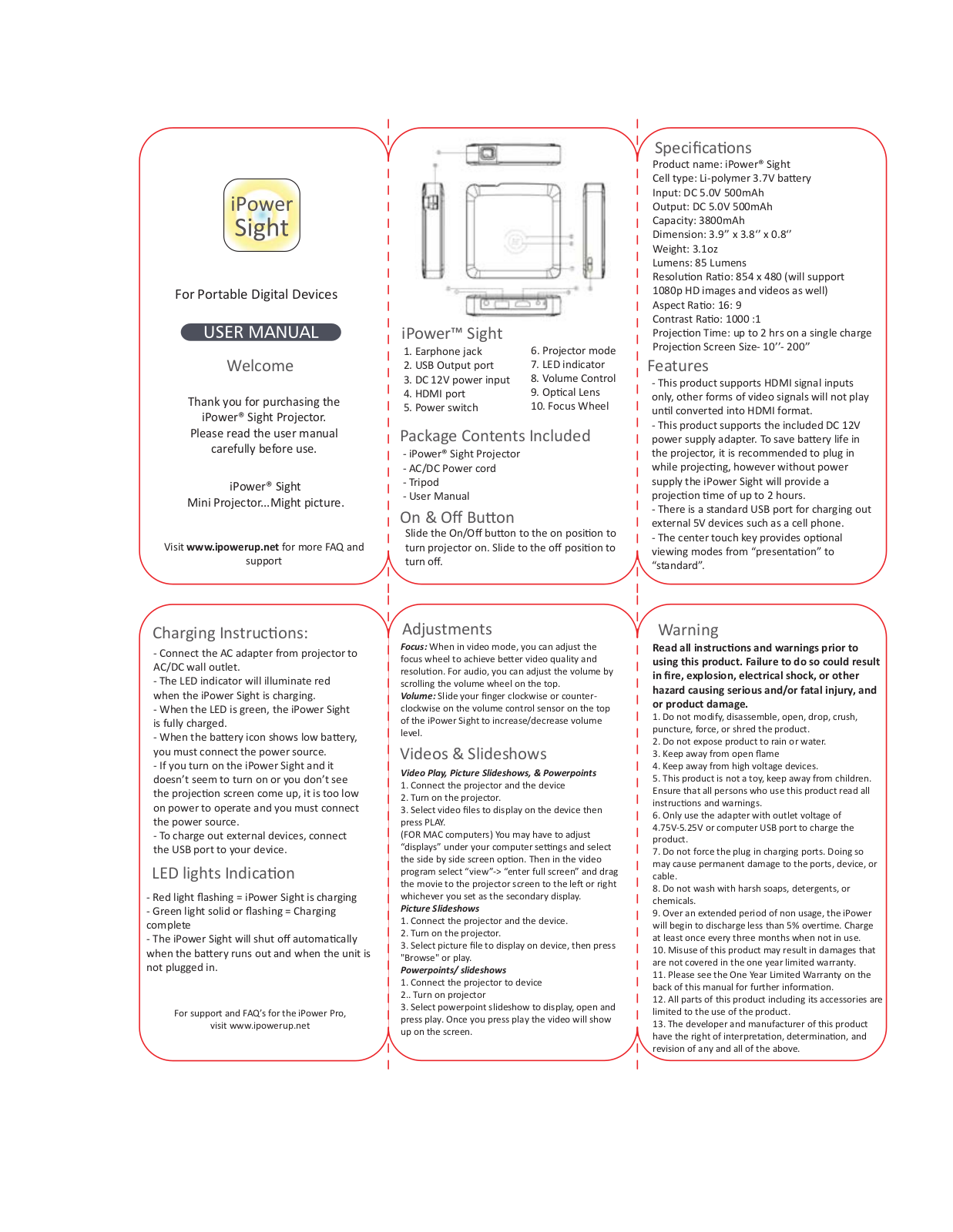 iPower Sight User Manual