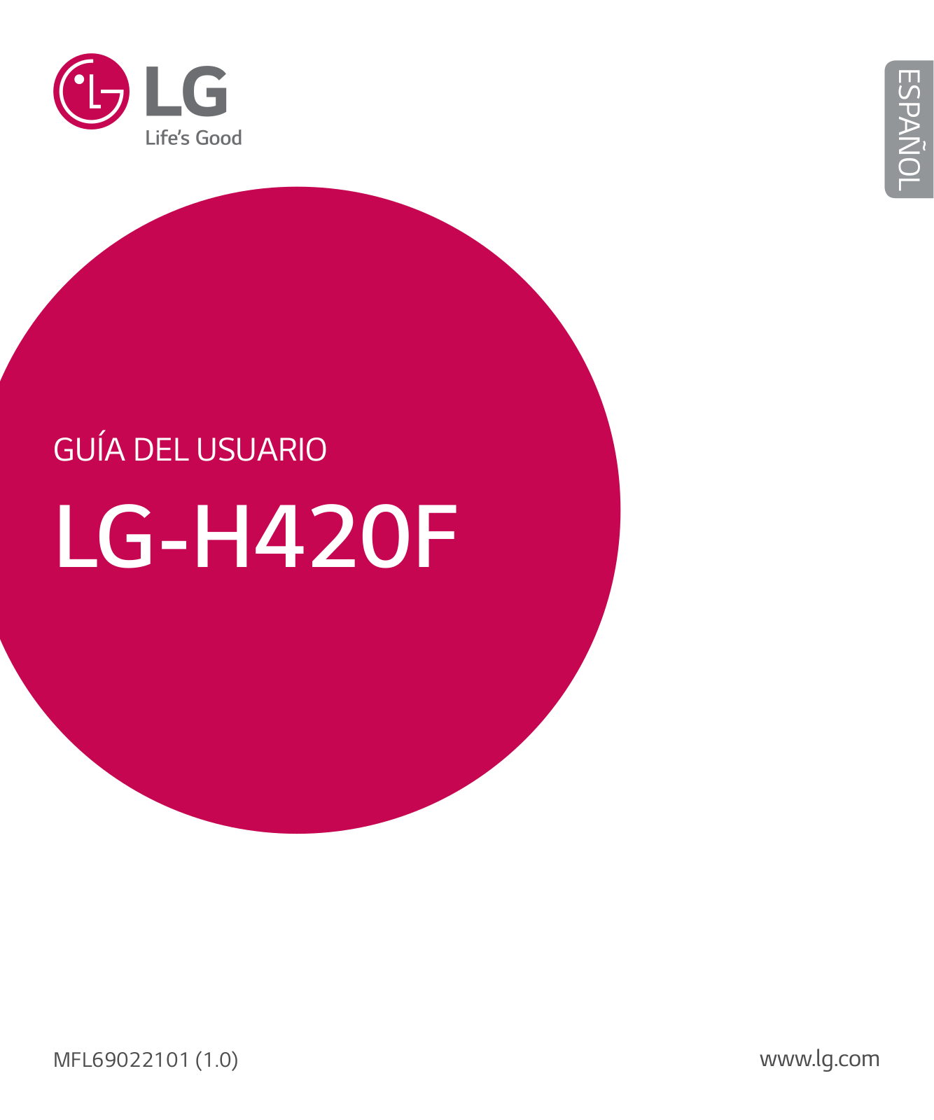LG LGH420F Owner's Manual