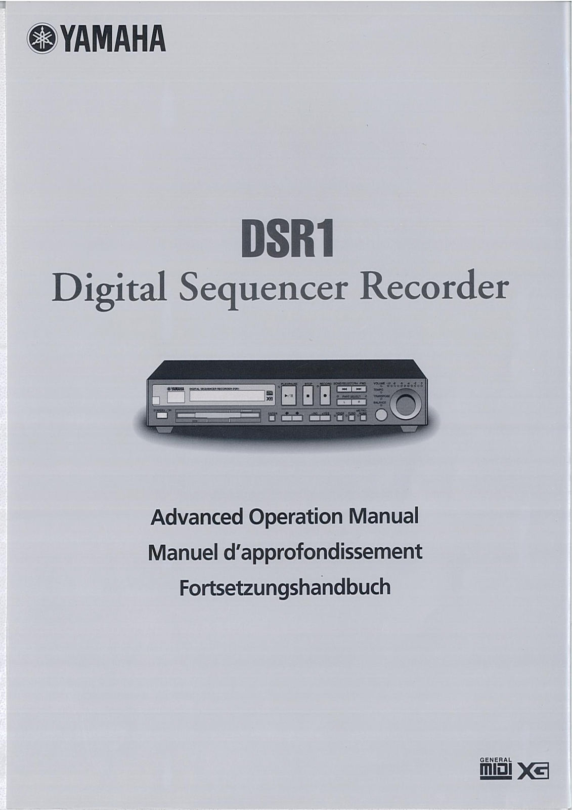 YAMAHA DSR1 User Manual