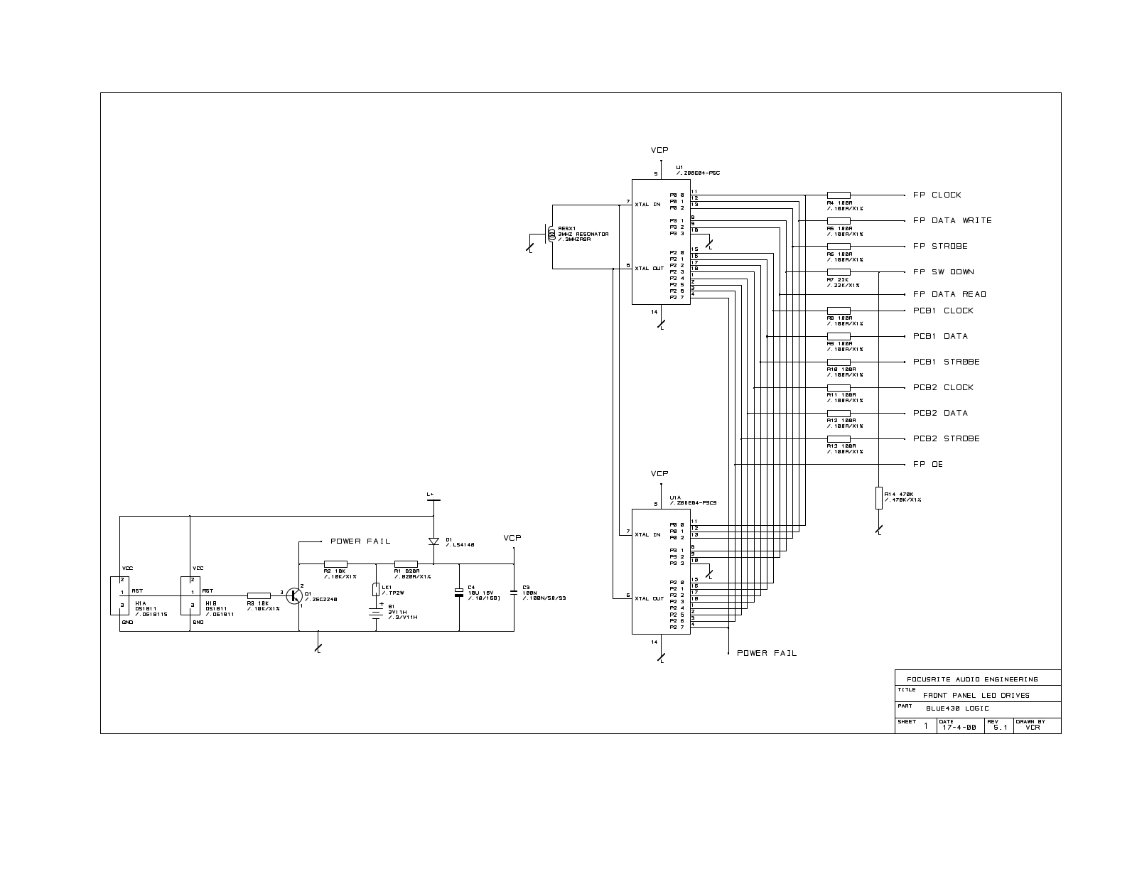 Focusrite ISA 430 Schematics - ManualMachine.com