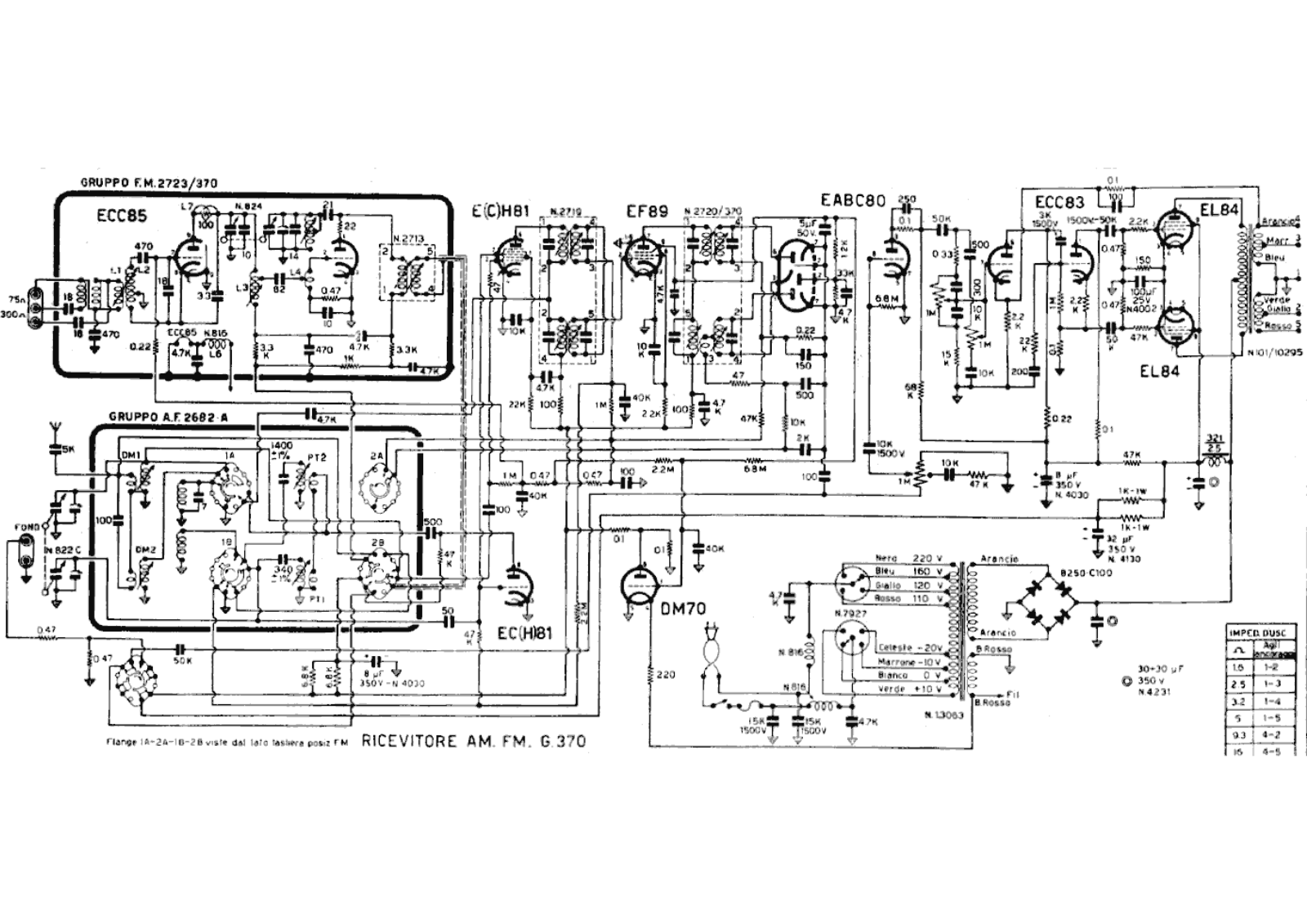 Geloso g370 schematic