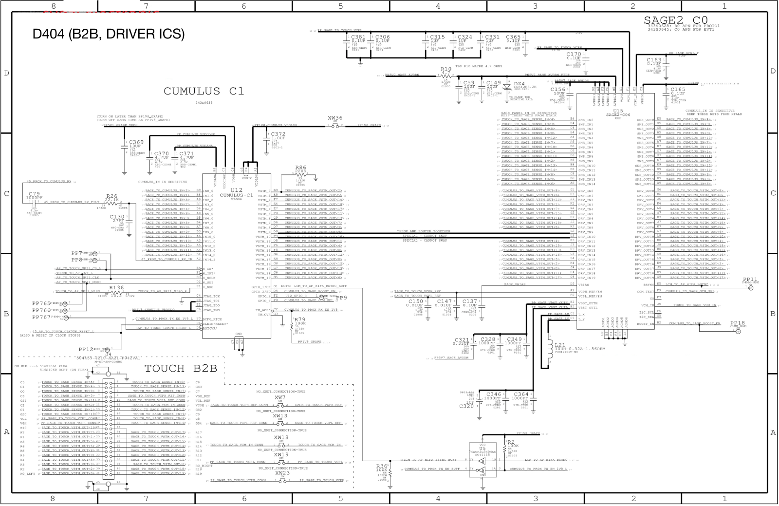 Apple iphone 5с schematics diagram