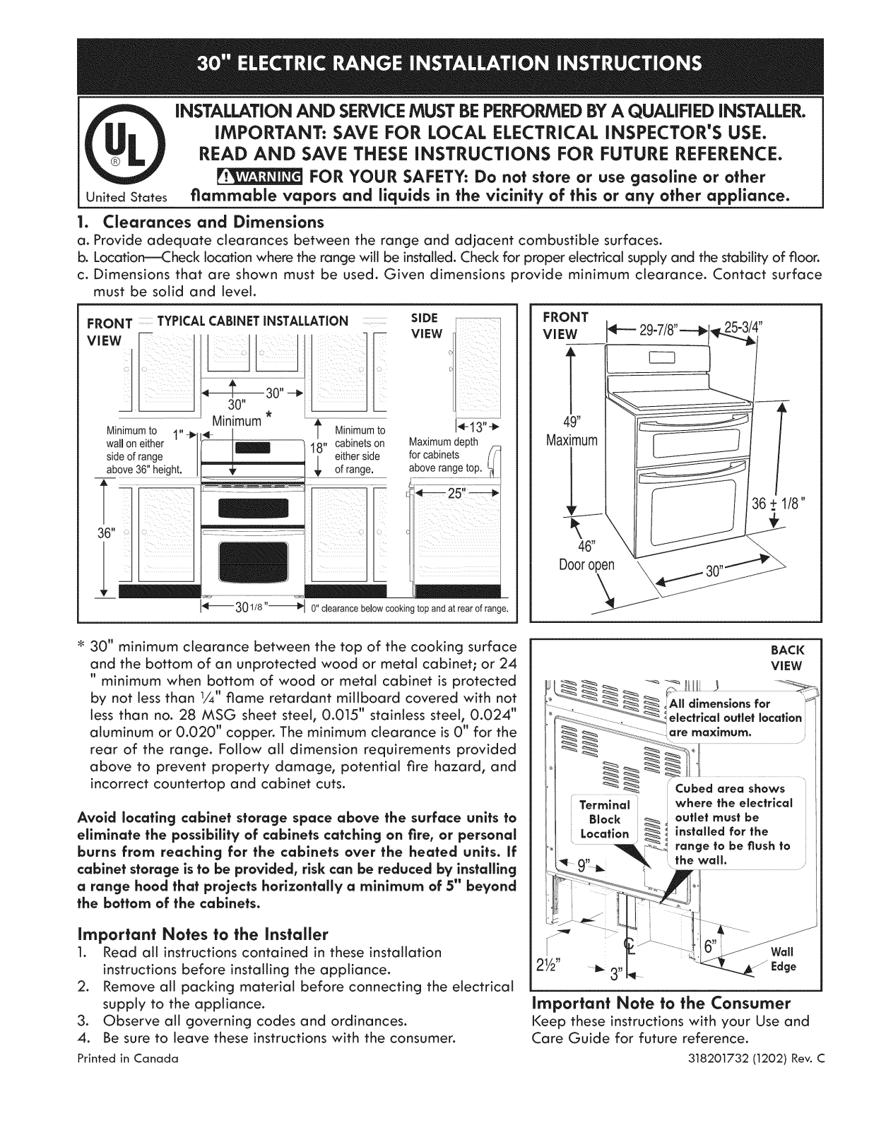 Kenmore 79098053005, 79098059003, 79098059004, 79098053004, 79098052003 Installation Guide - ManualMachine.com