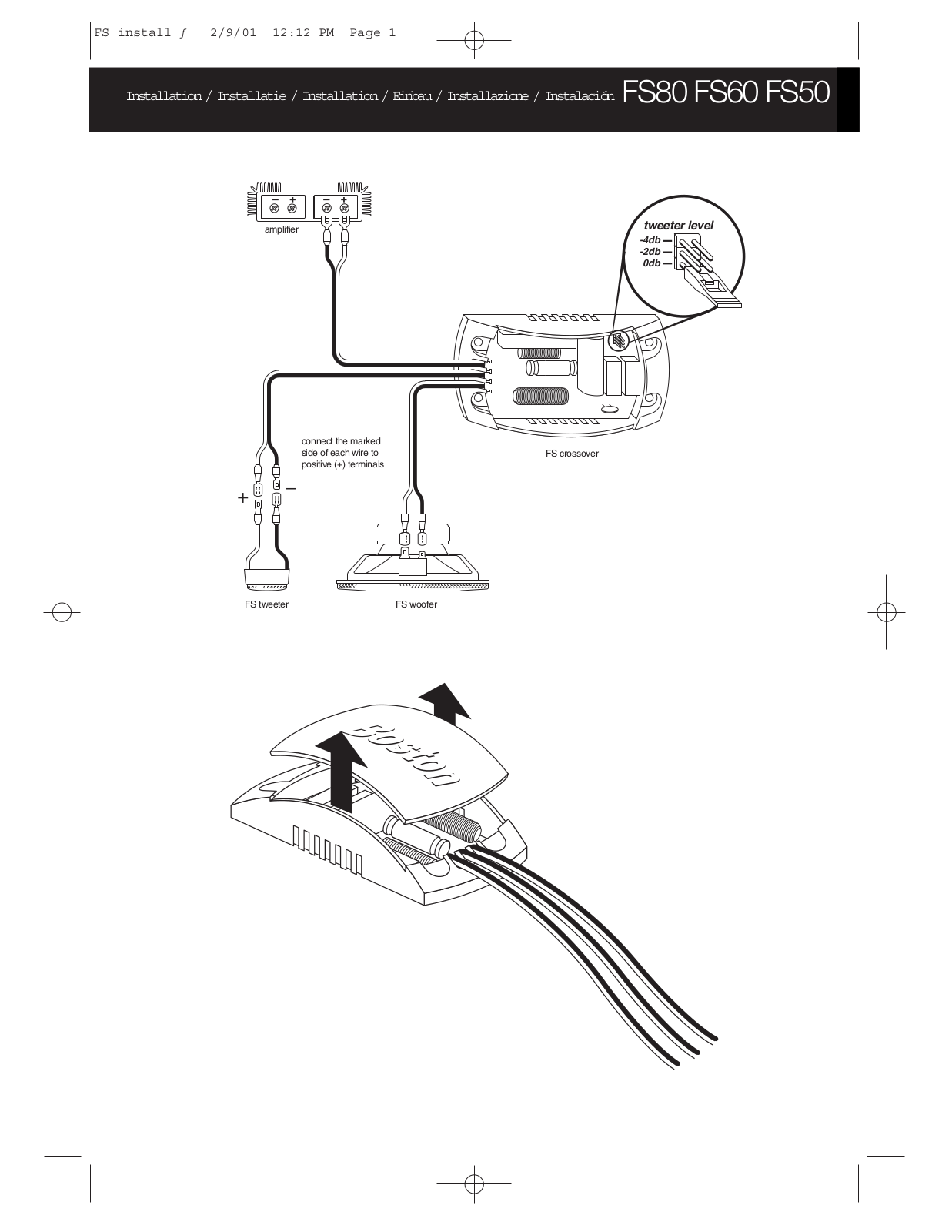 Boston Acoustics FS80, FS60, FS50 User's Manual