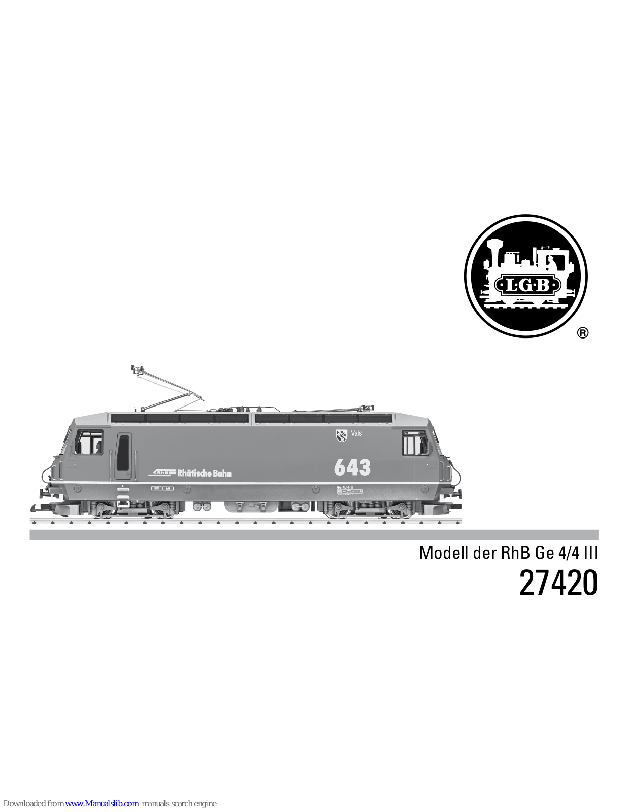 marklin 27420 User Manual