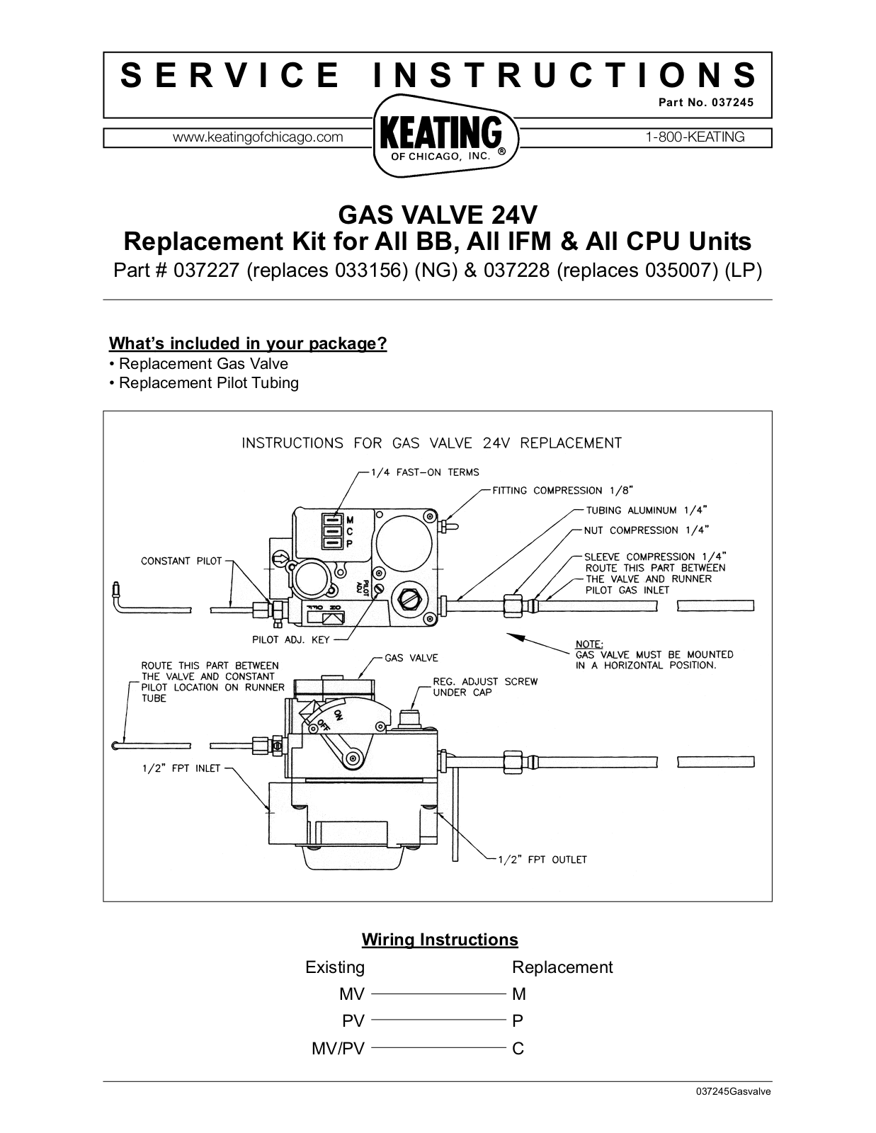 Keating CPU Service Manual