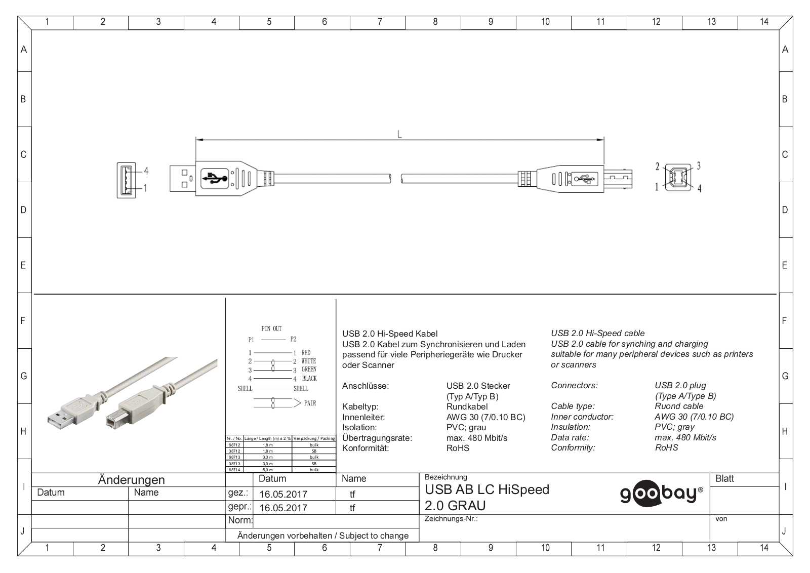 GOOBAY 68712, 38712, 68713, 38713, 68714 Datasheet - ManualMachine.com