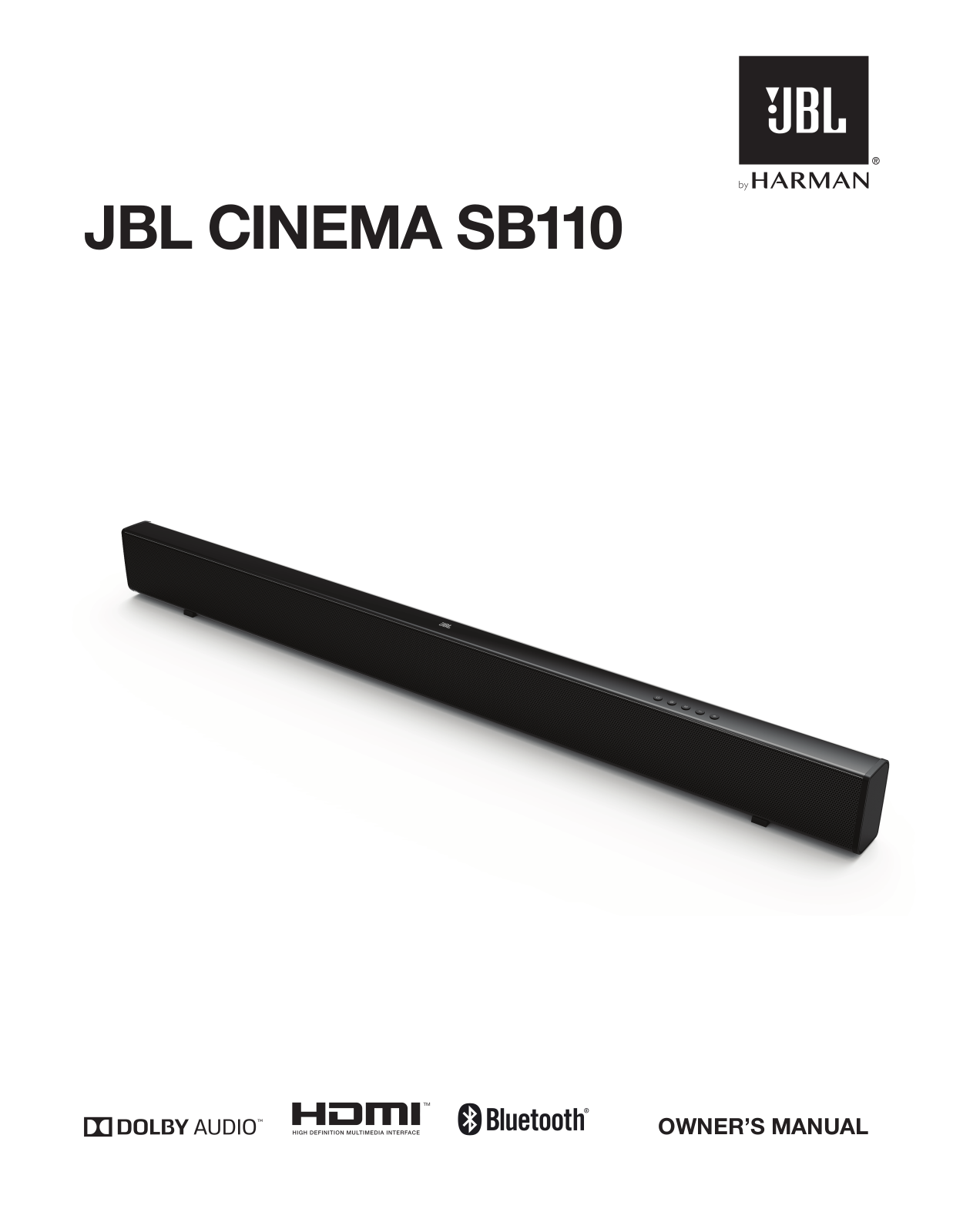 JBL Cinema SB110 User Manual