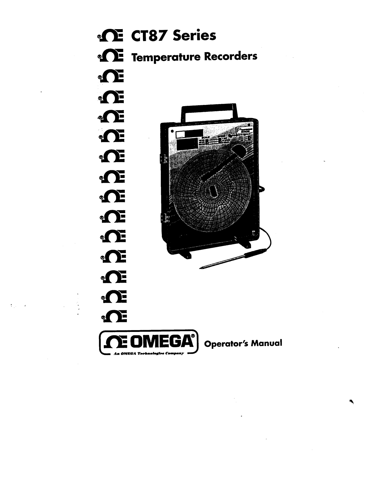 Omega Products CT87C-0-120C-6H Installation  Manual