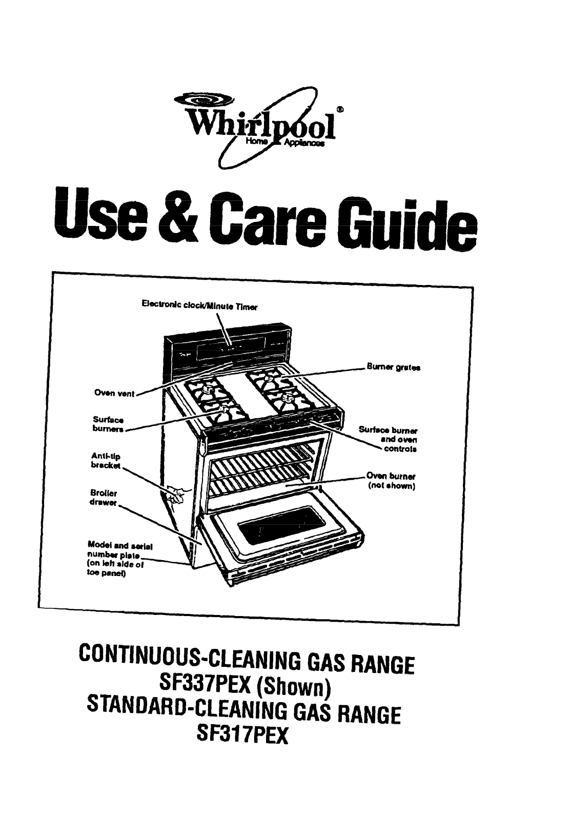 Whirlpool SF337PEX, SF317PEX User Manual - ManualMachine.com