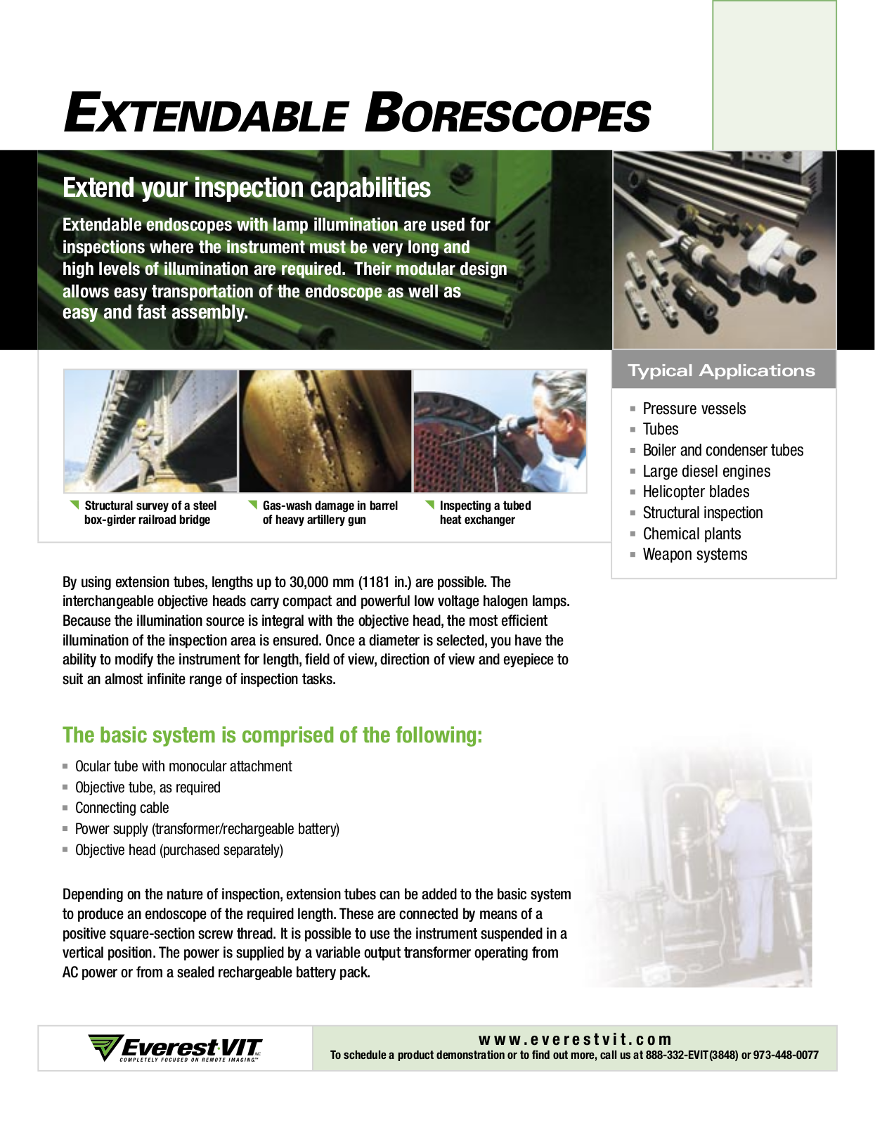 GE Swing Prism - NDT Rigid Borescope Brochure