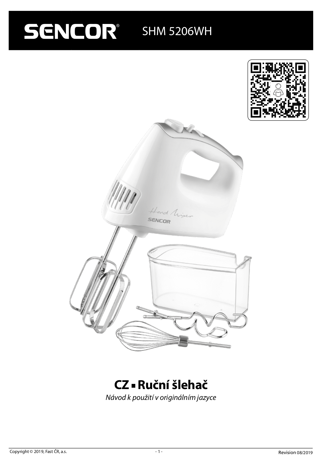 Sencor SHM 5206WH-EUE3 User Manual