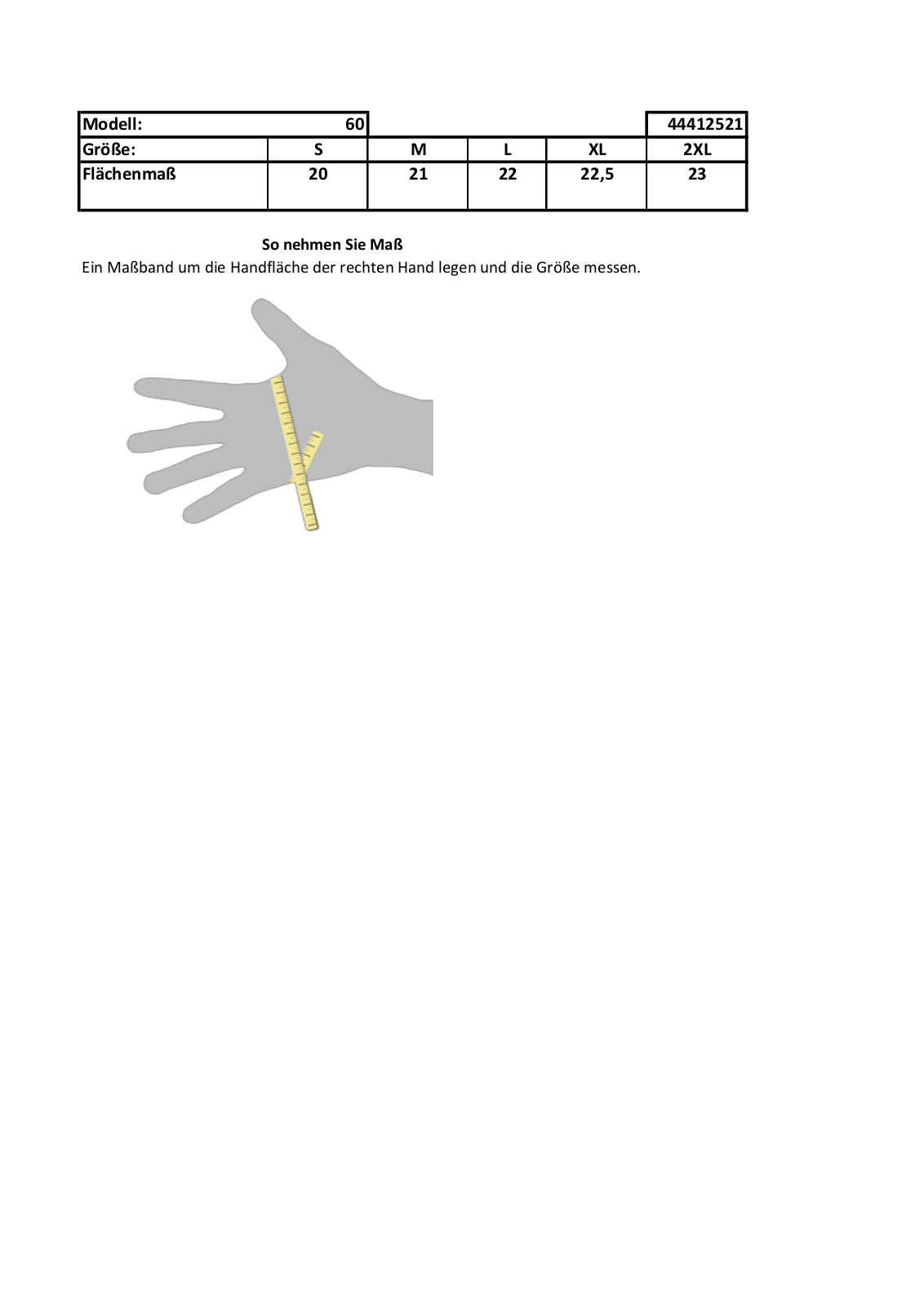 roleff 60 Technical data