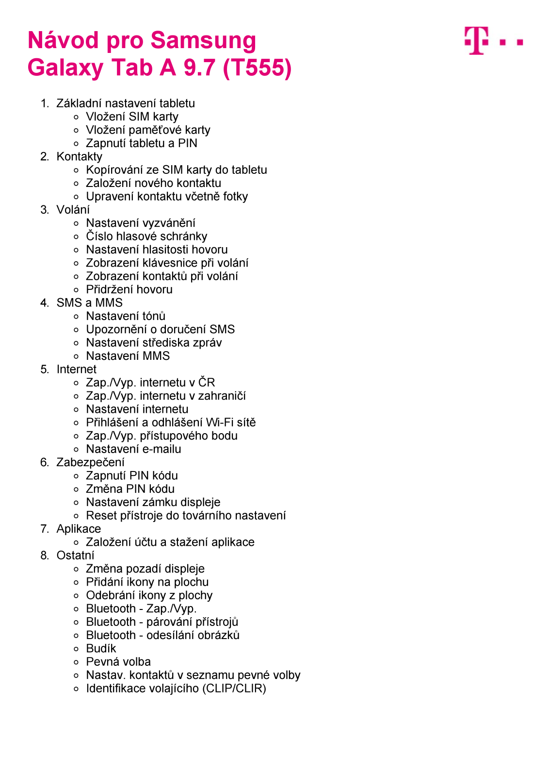 Samsung T555 User Manual