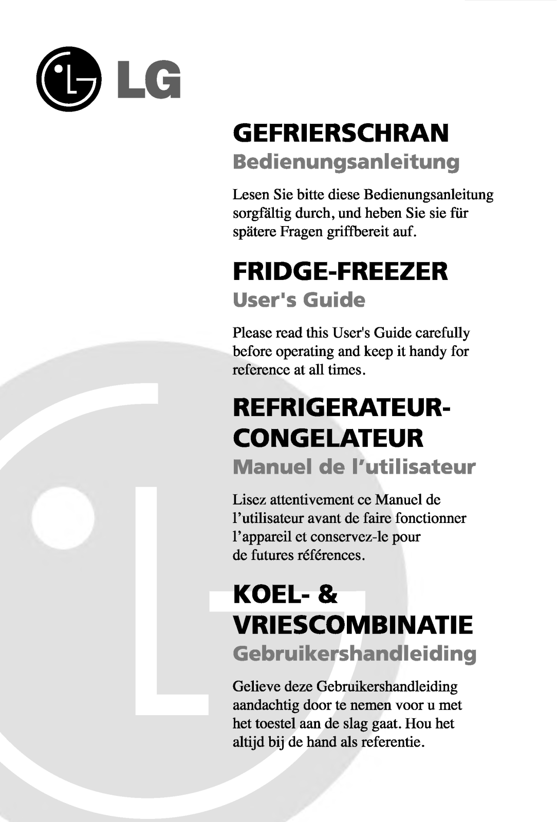 LG GC-204SQA User Manual