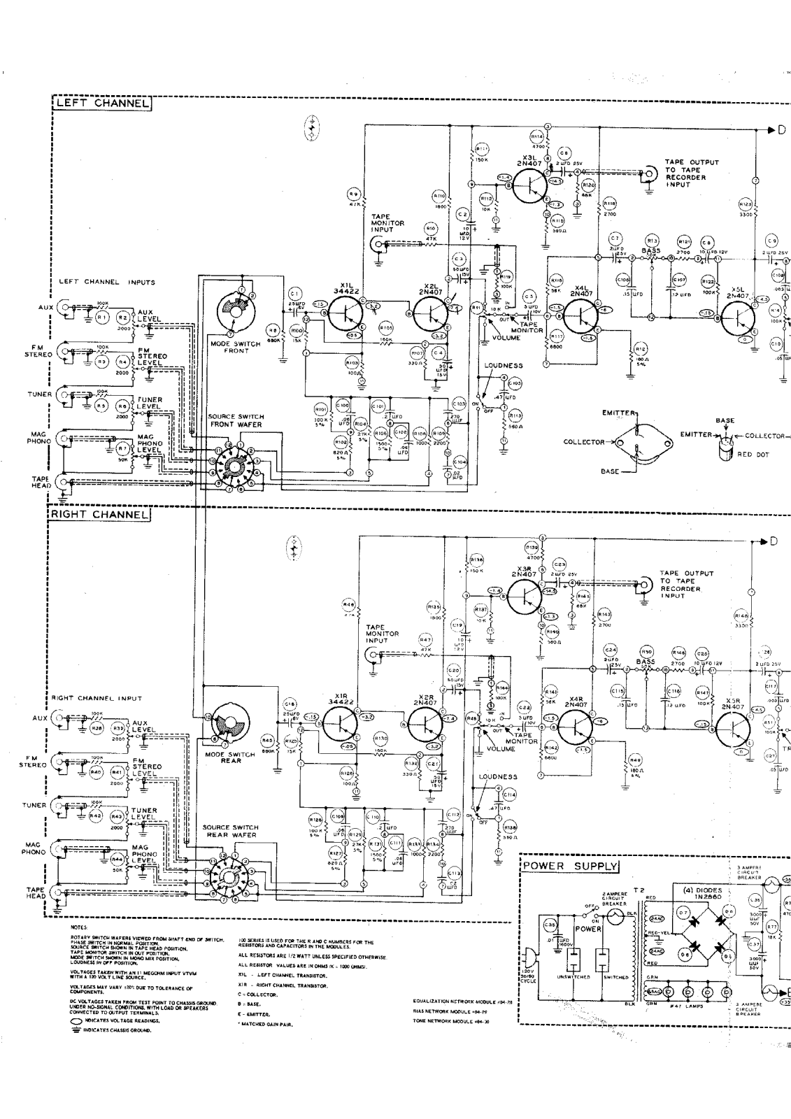 Heathkit AA-21A Schematic