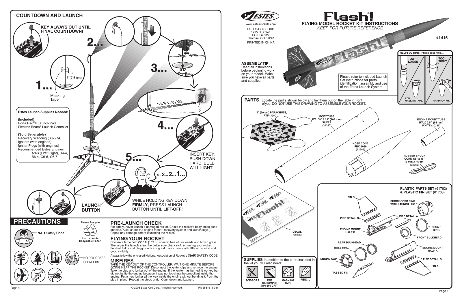 ESTES Flash User Manual