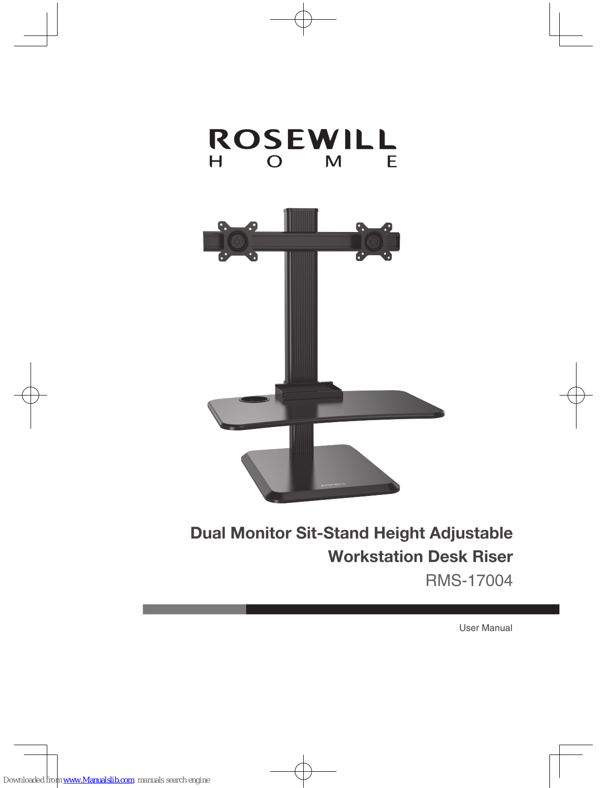 Rosewill RMS-17004 User Manual