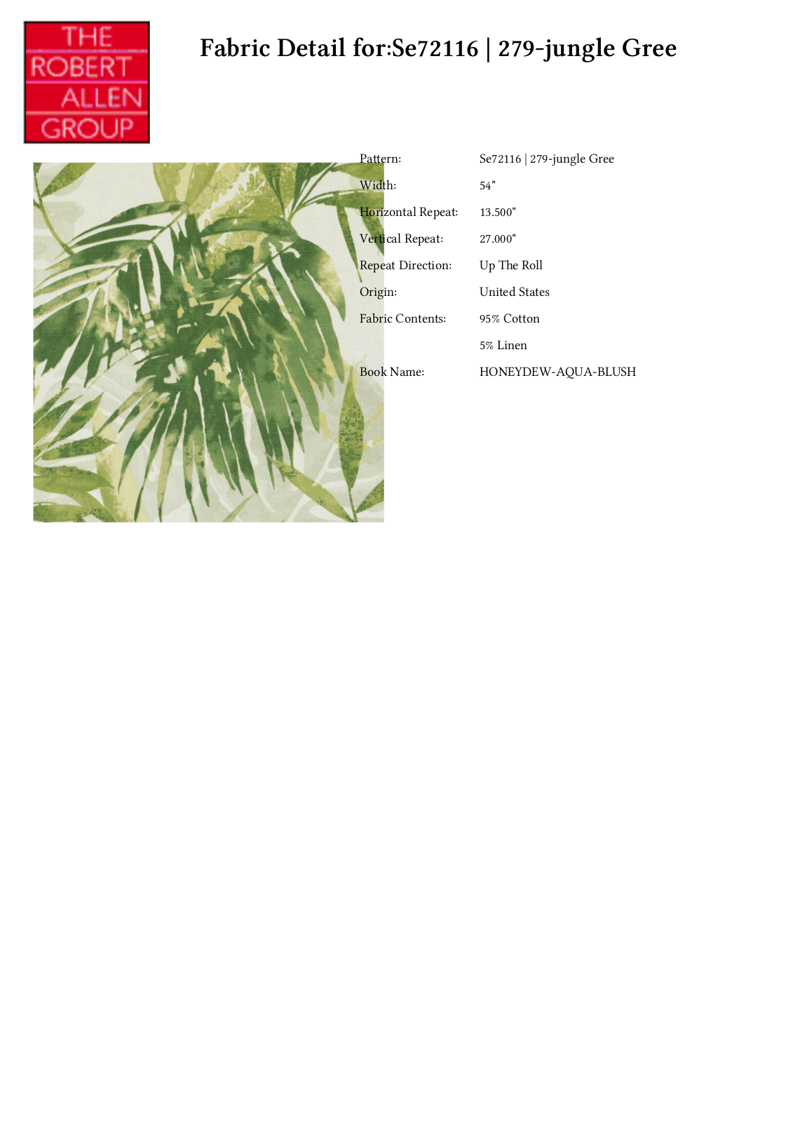Duralee CRAL5925 Specifications - ManualMachine.com