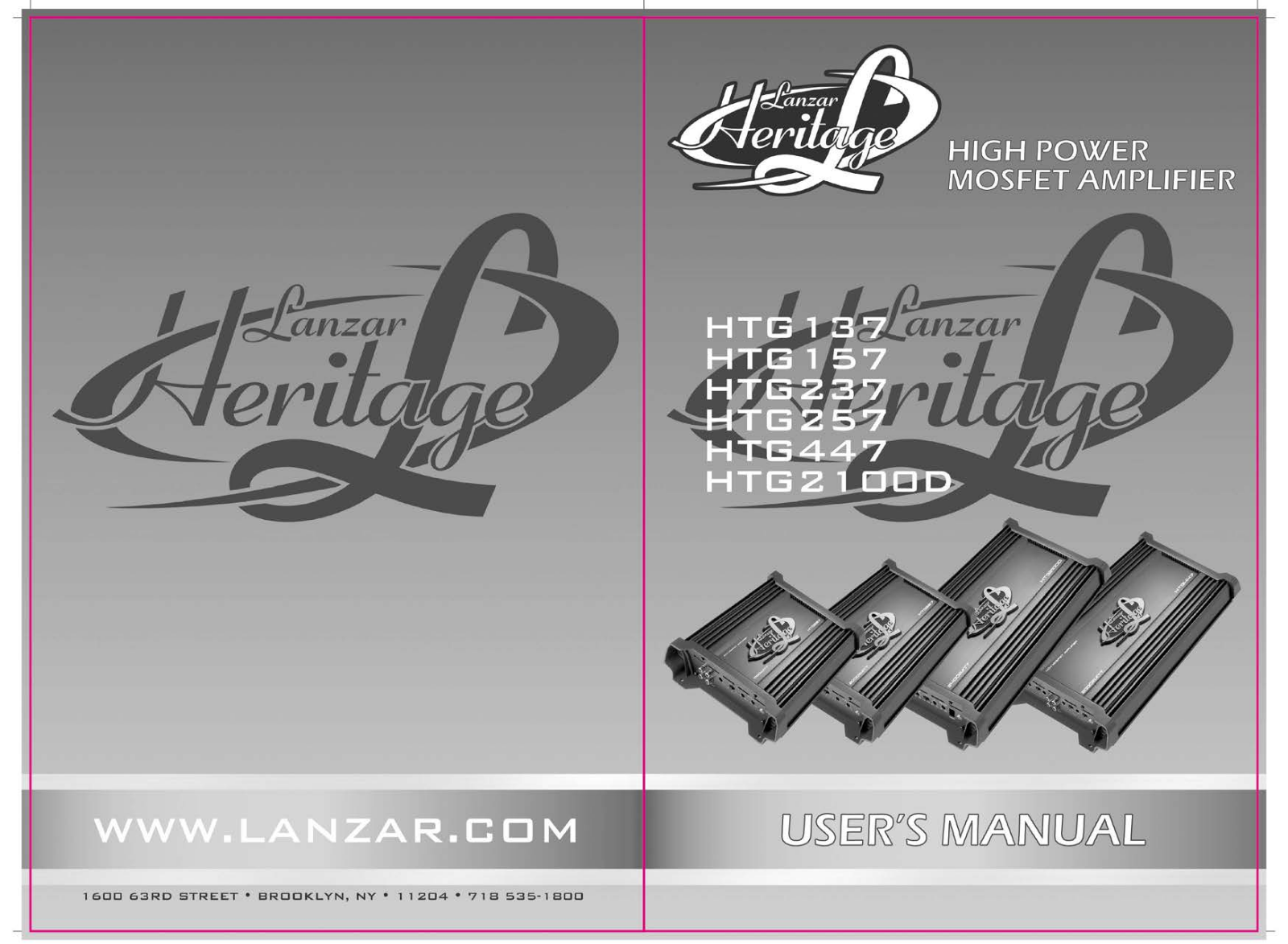Lanzar HTG137 User guide - ManualMachine.com