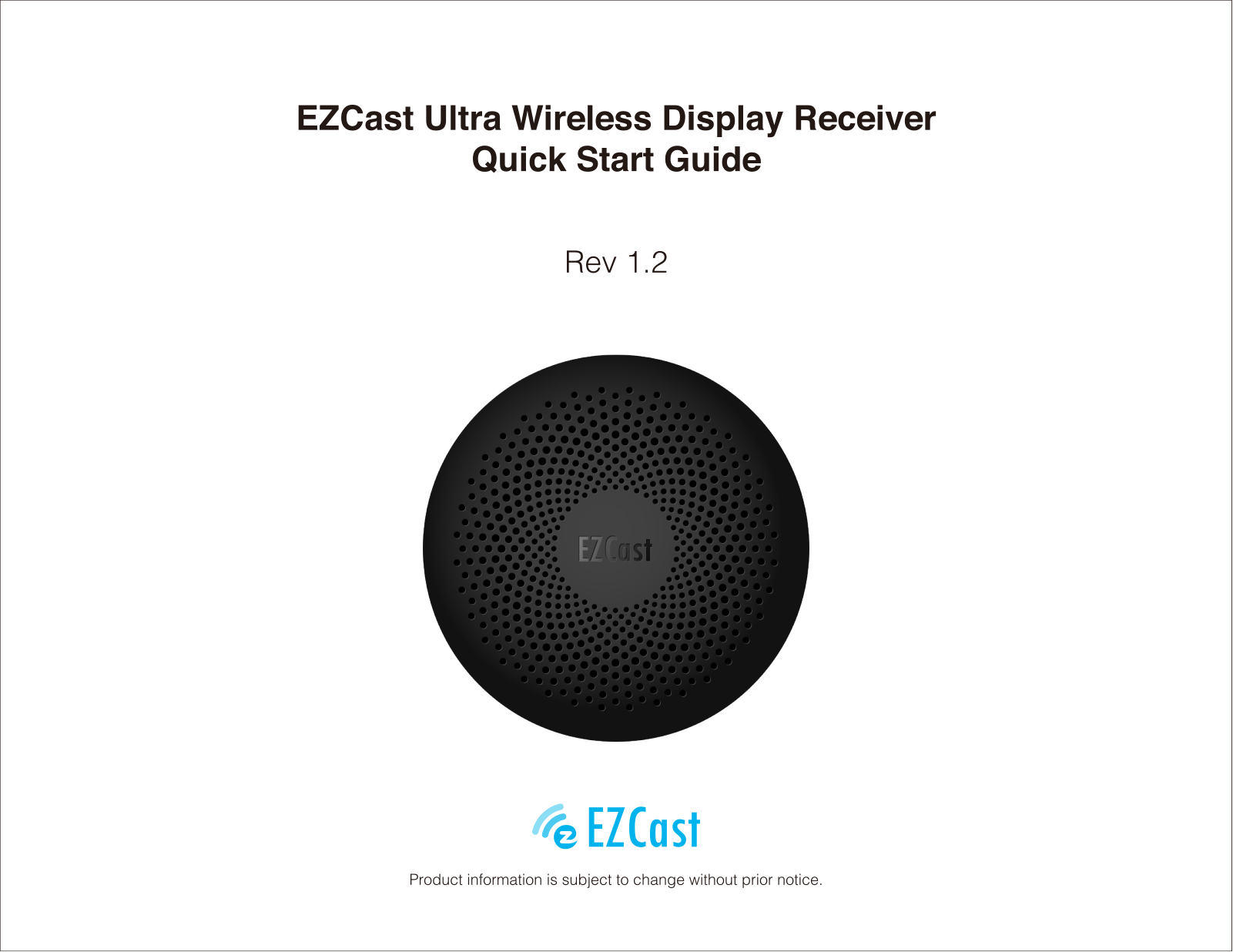 EZCAST EZCAST U01 Instructions - ManualMachine.com
