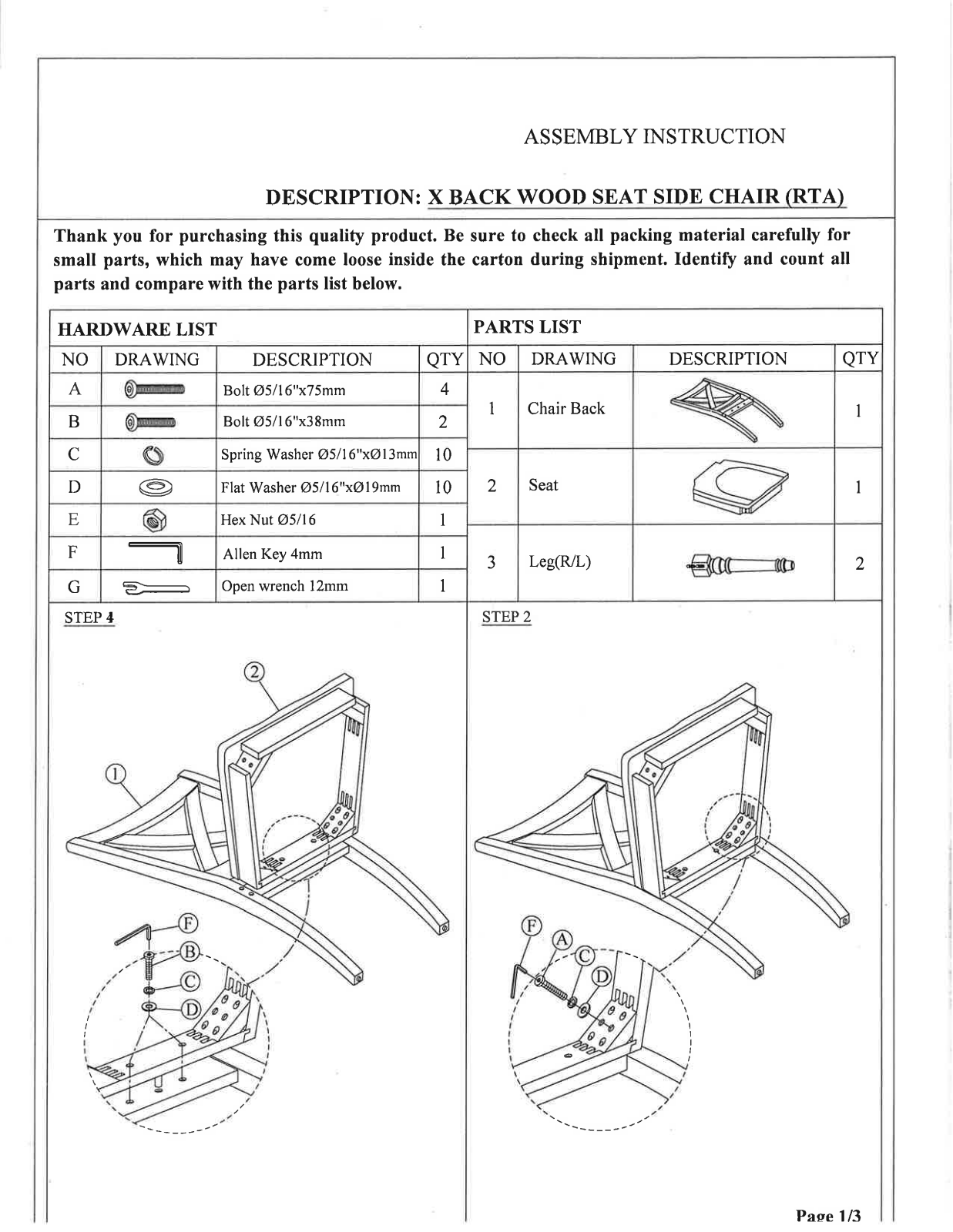 Greyleigh™ W002018545 Installation & Assembly - ManualMachine.com
