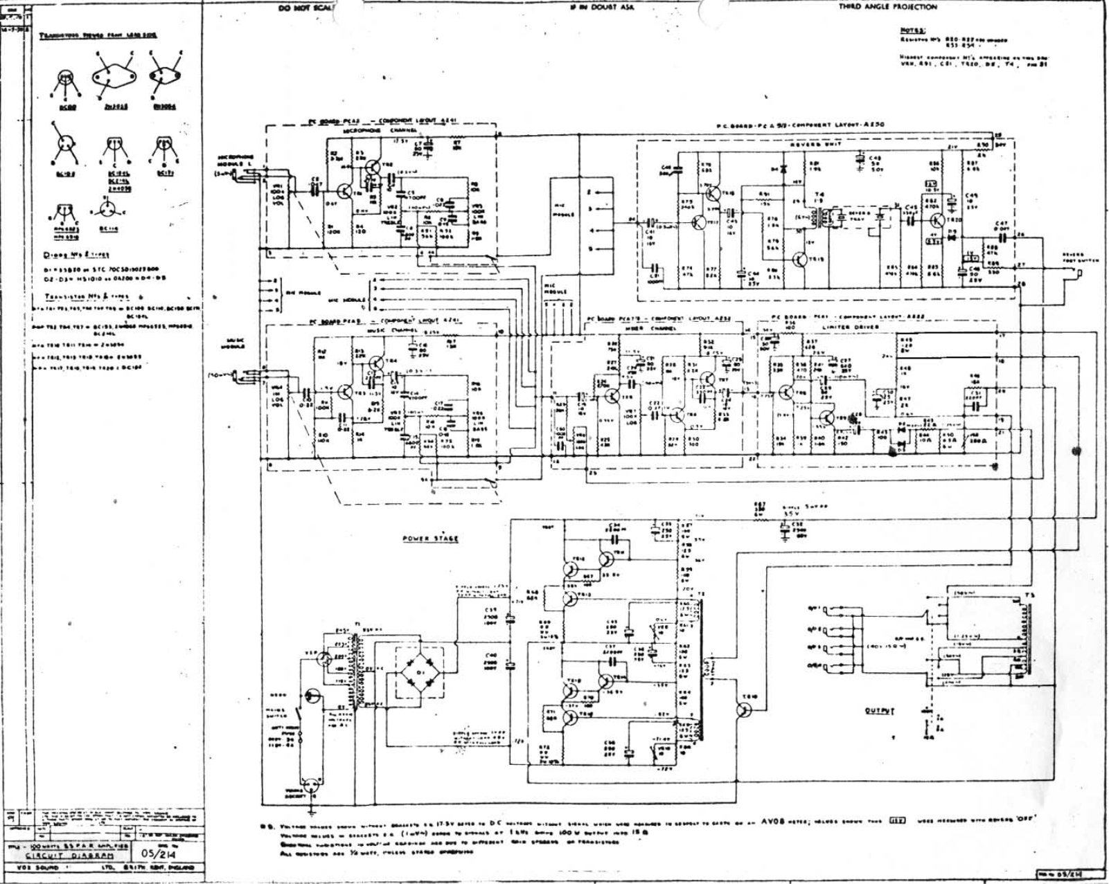 Vox sspa1002 schematic