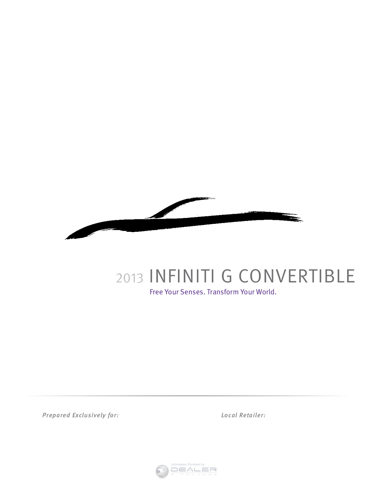 Infiniti Gconvertible 2013 Owner's Manual