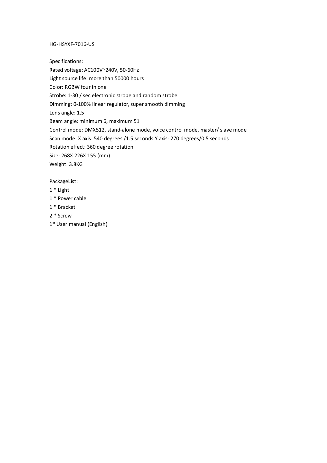 LINKING LNKI2543 Specifications - ManualMachine.com