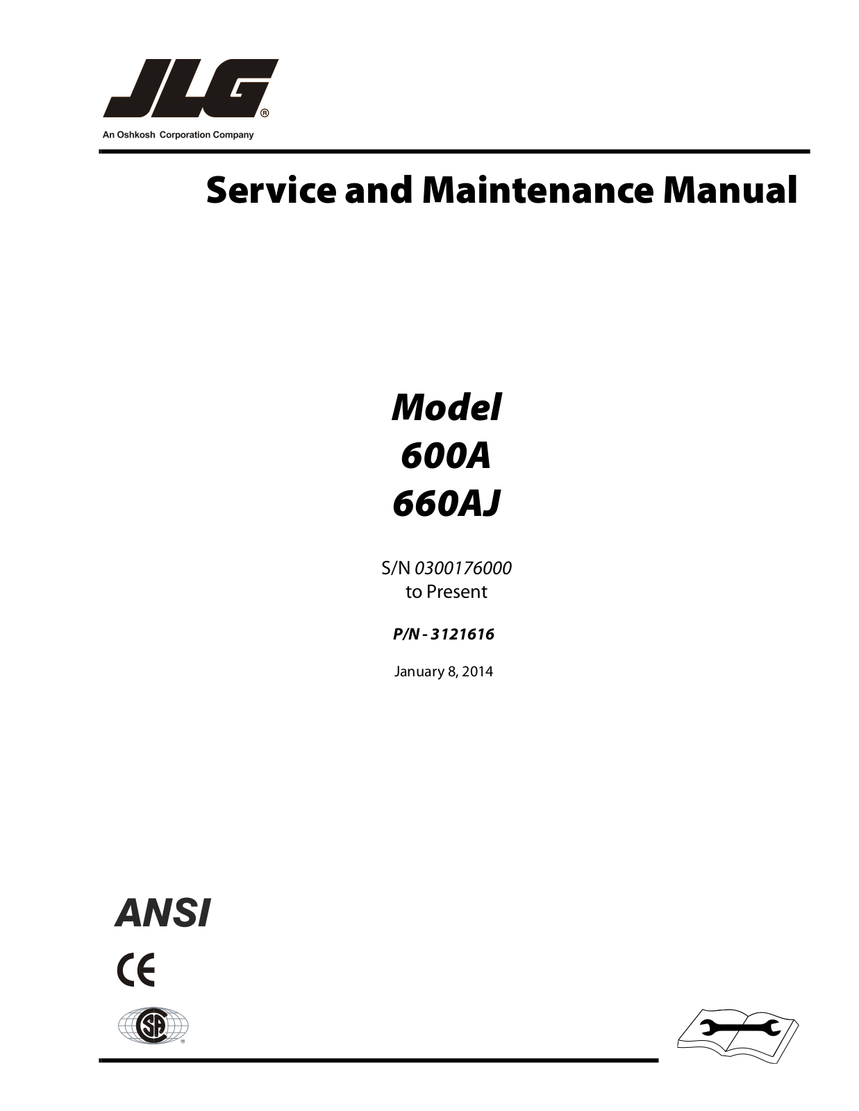 JLG 660AJ Service Manual