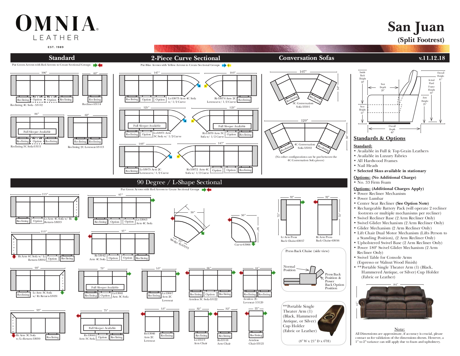 Omnia Leather OTL10312 Specifications - ManualMachine.com