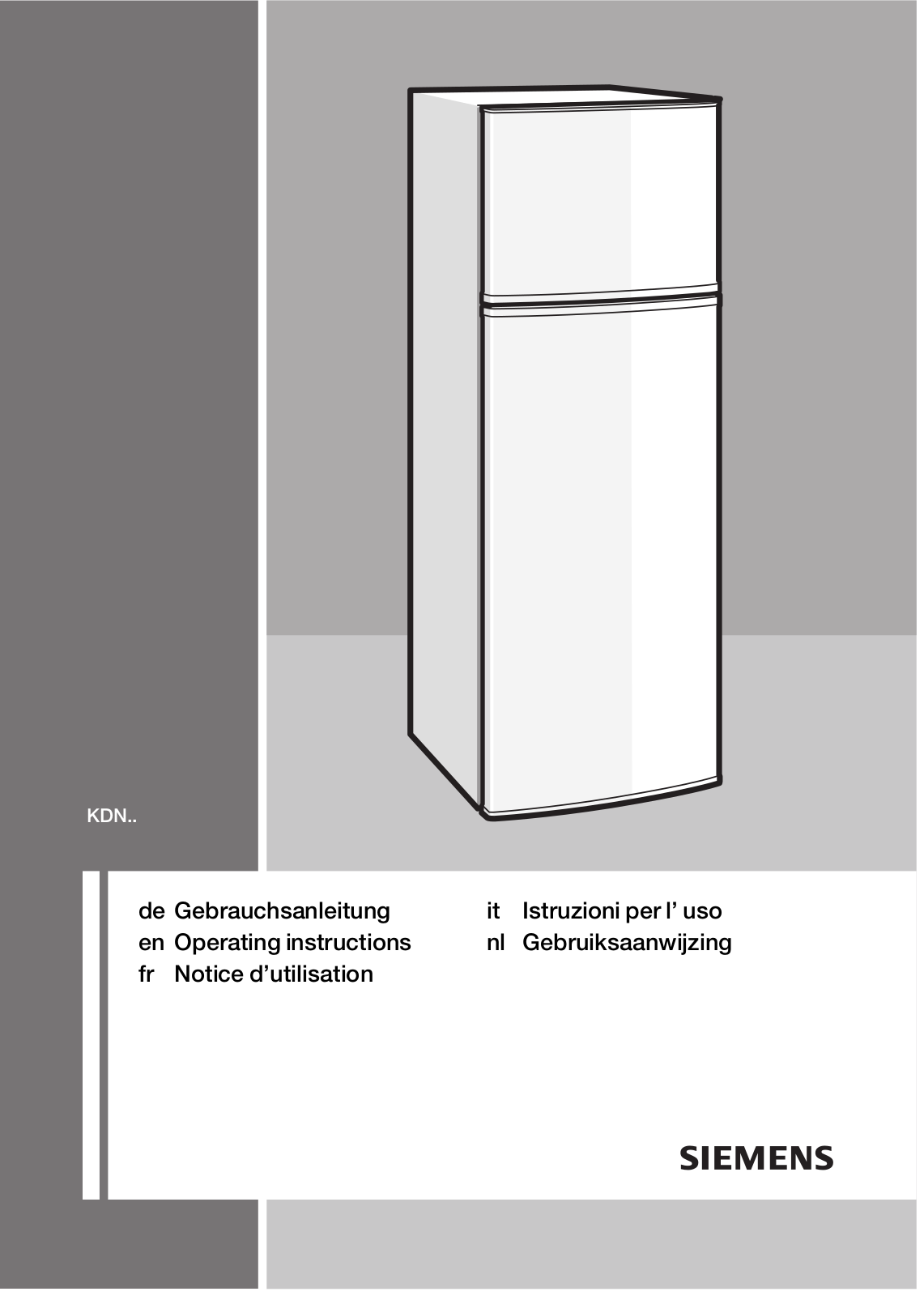 SIEMENS KD40NA90 User Manual