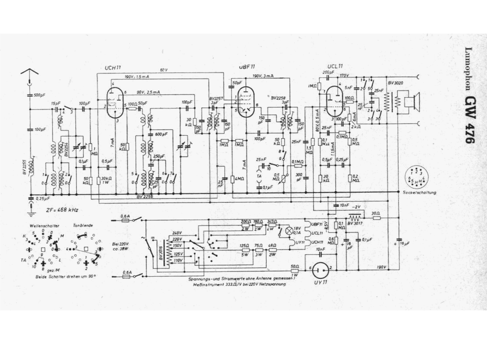 Lumophon gw476 schematic - ManualMachine.com
