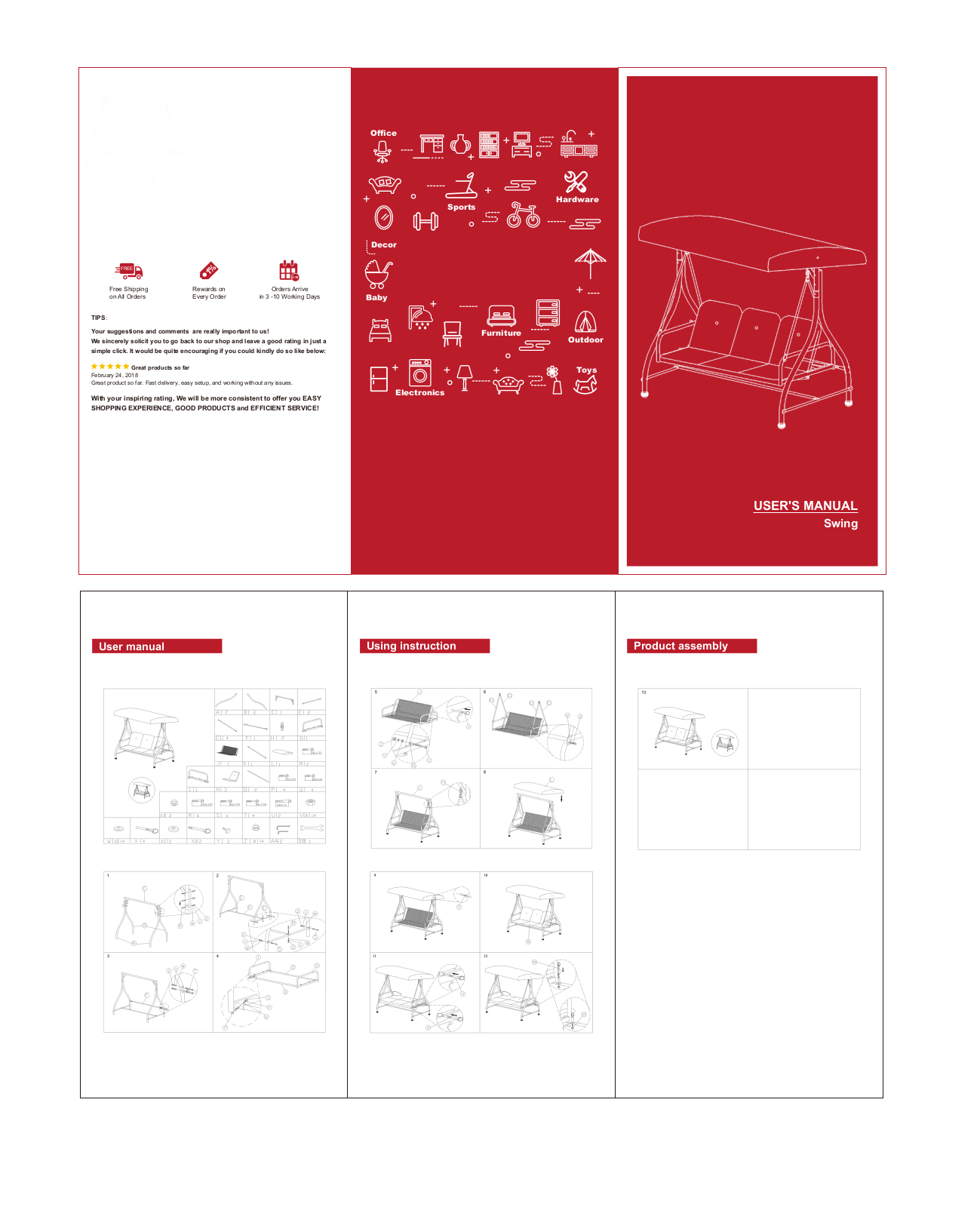 Red Barrel Studio W003017797 Installation & Assembly - ManualMachine.com